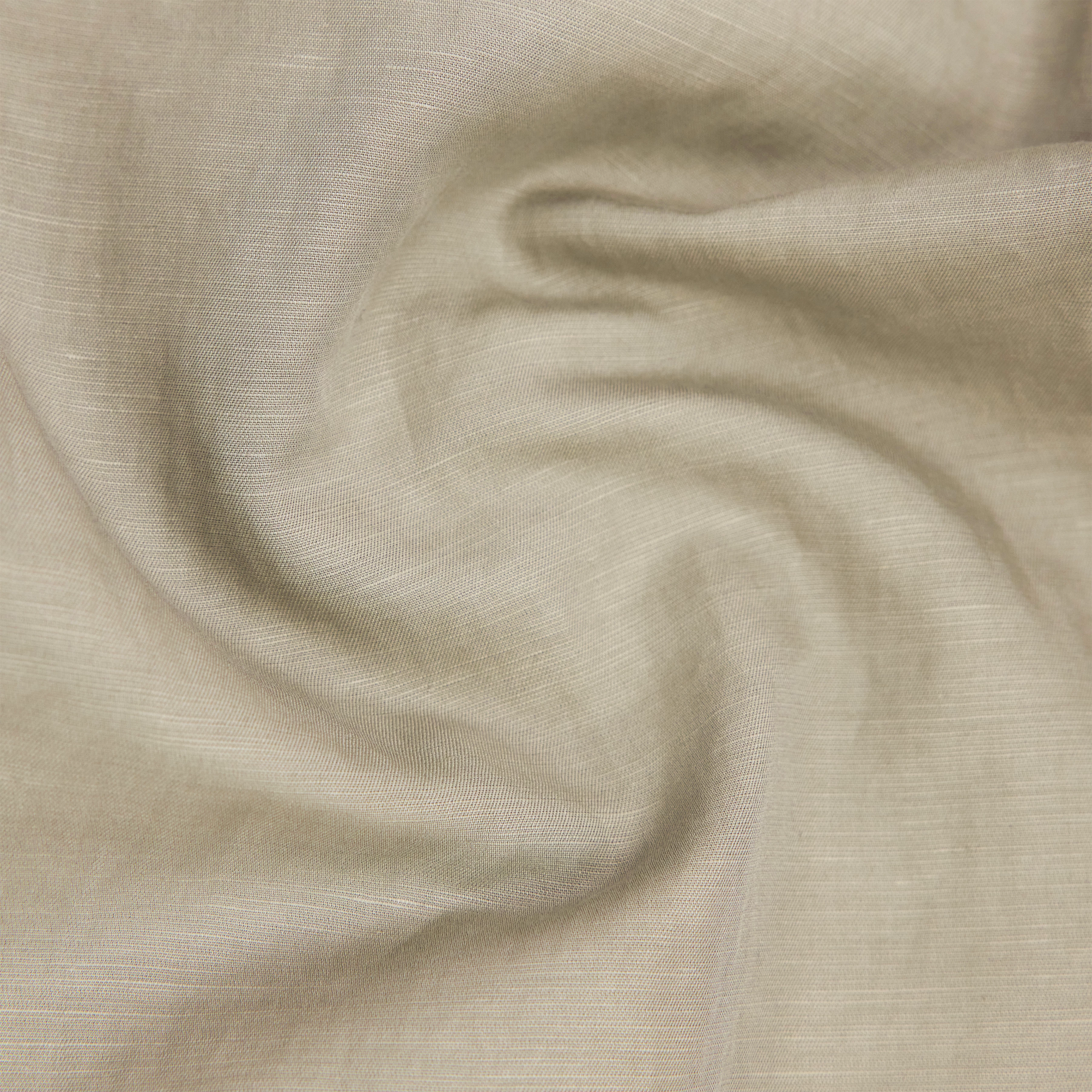 THREW - Pantalon sur mesure pli creux en mélange chanvre-coton - women - vert - Materialbild (B2C)
