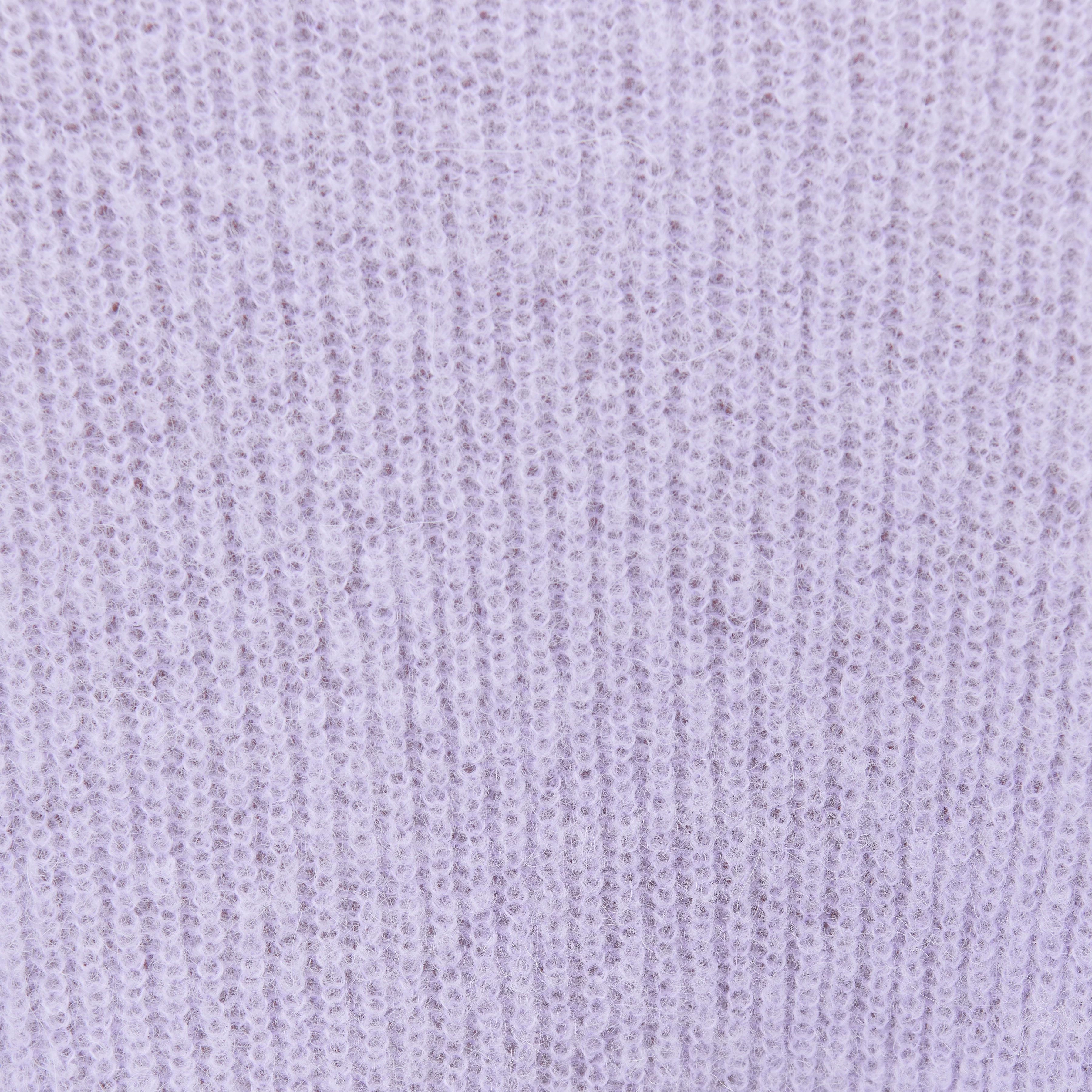 IMENY - Short Suri Alpaca blend jumper - women - purple - Materialbild (B2C)