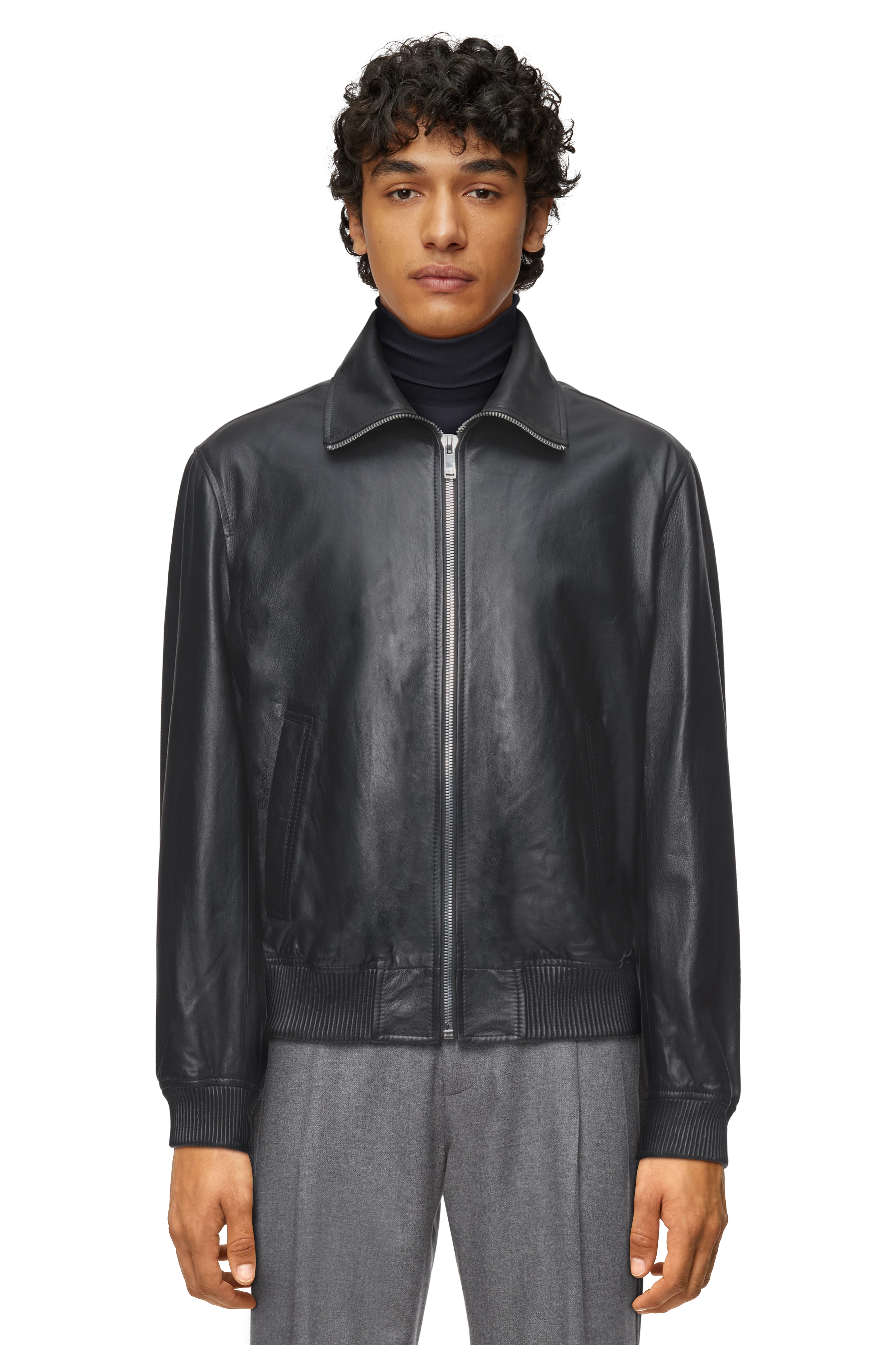 Herren Lederjacke GRALON in schwarz von DRYKORN - Main Image