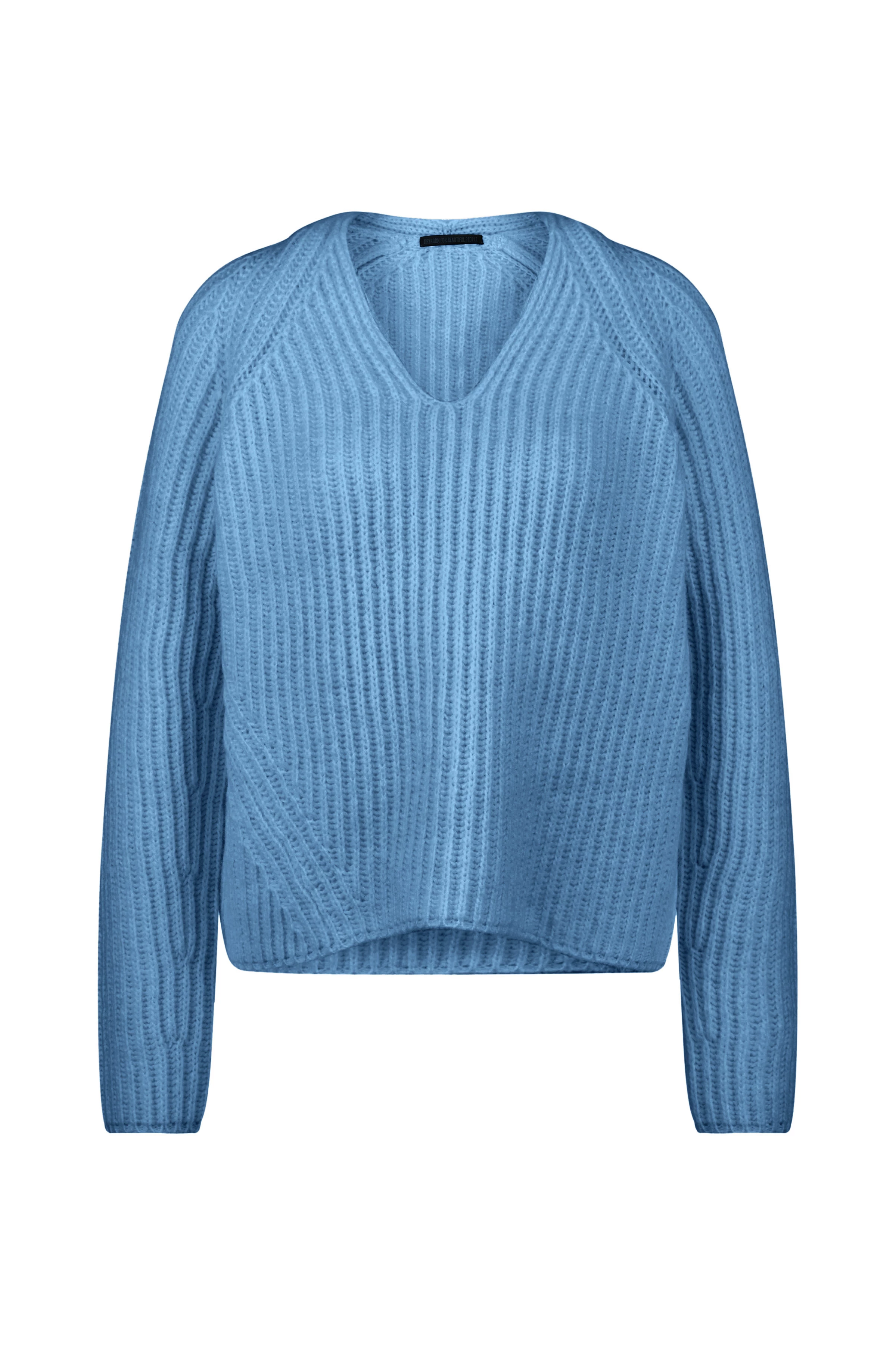 LYNETTE - Pullover aus Alpaka-Mix - Damen - blau - Freisteller Frontansicht