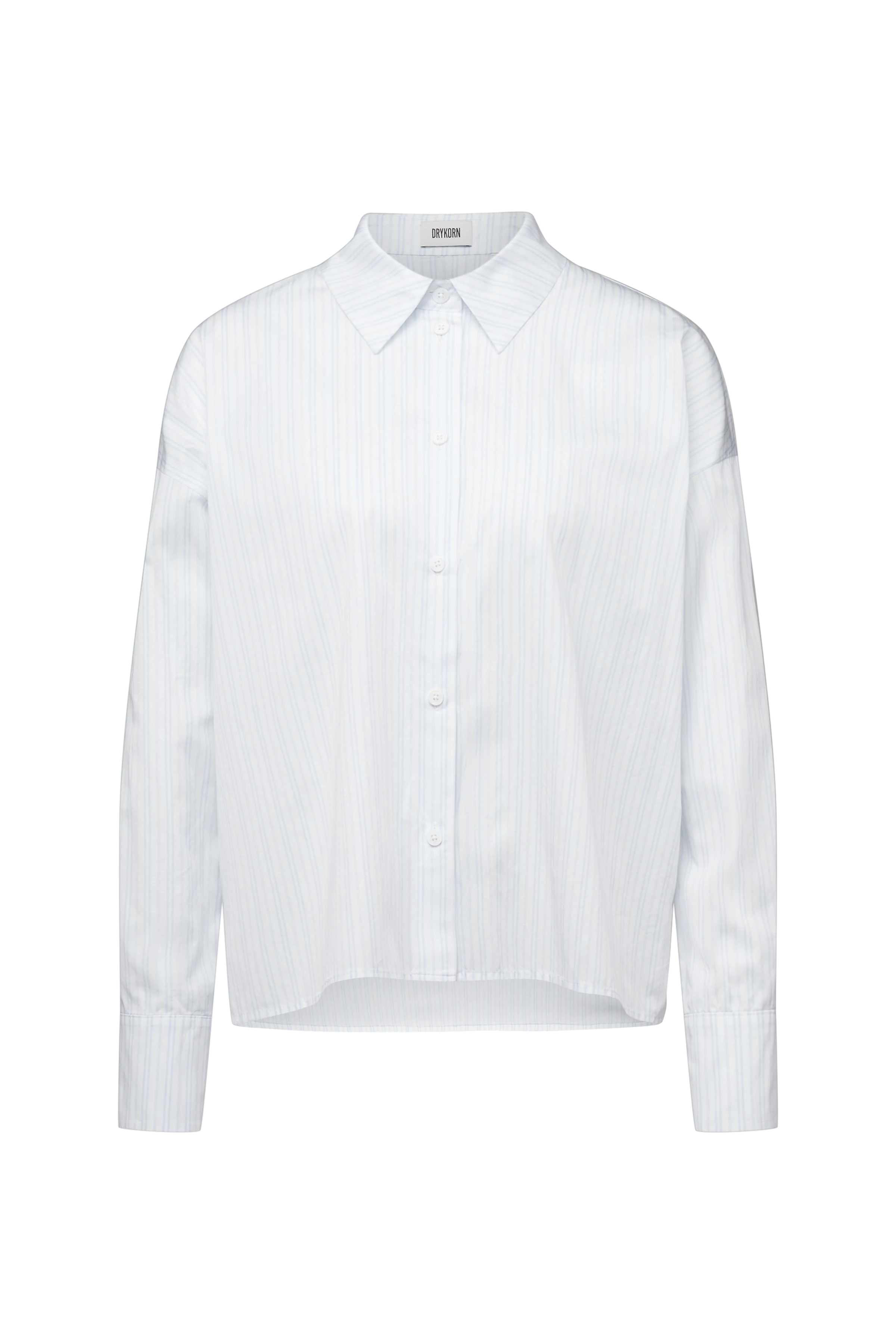 CLOELIA - Klassische Hemdbluse in reiner Baumwolle - Damen - weiß - Freisteller Frontansicht