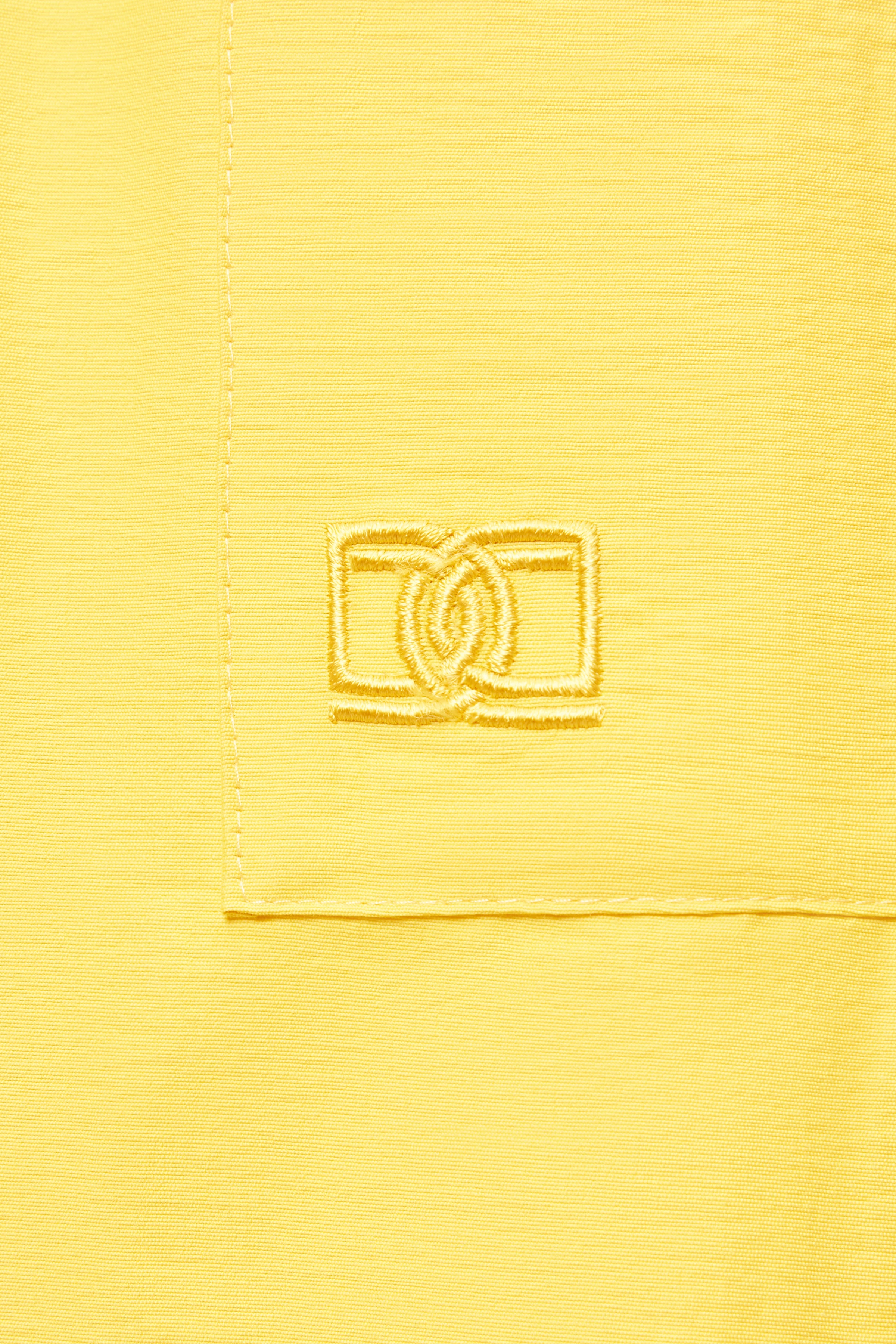 DAFREE_2 - Sporty skirt in blended cotton - women - yellow - Freisteller Detailansicht