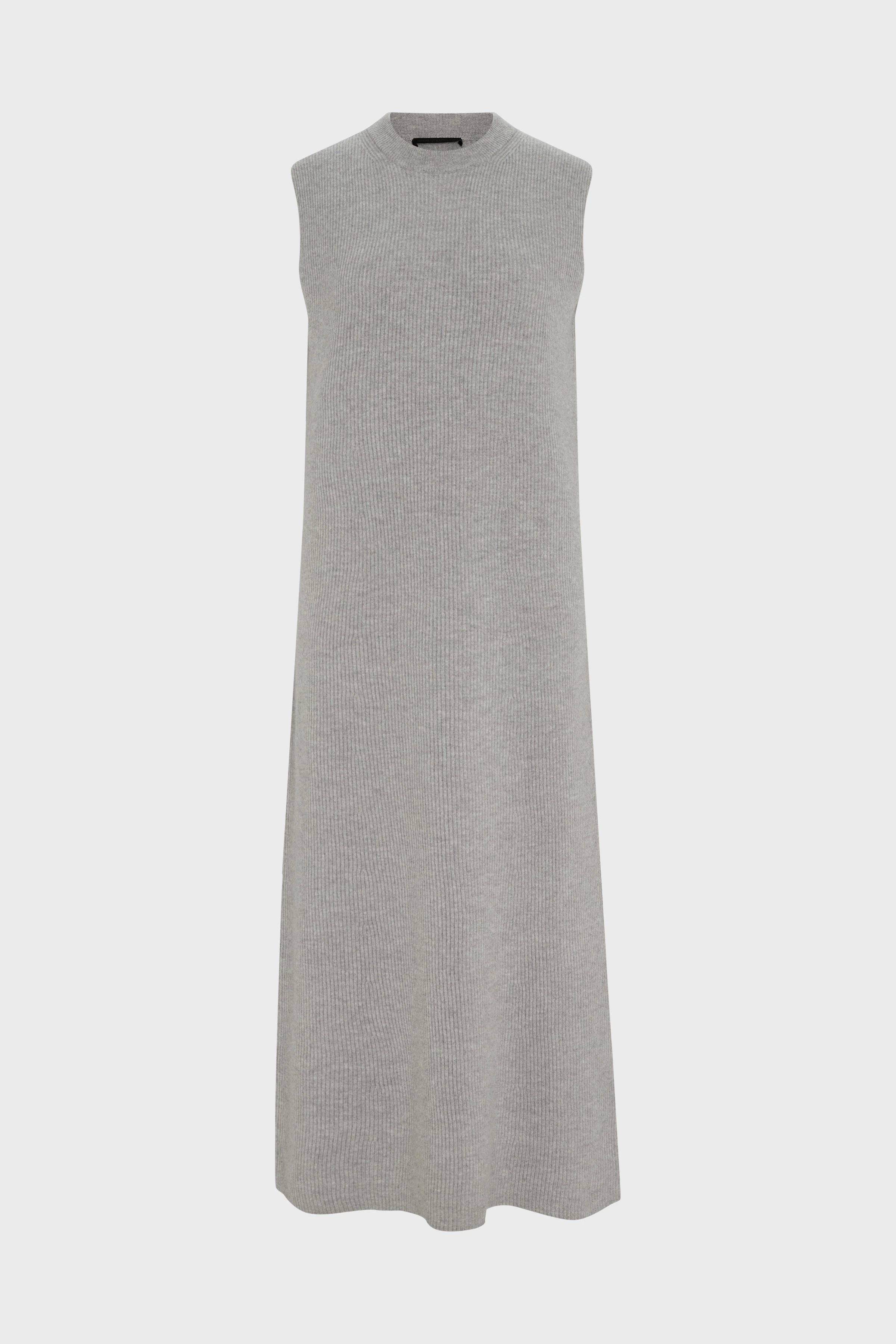 Women knit dress ELYRA in grey from DRYKORN Women knit dress ELYRA in grey from DRYKORN