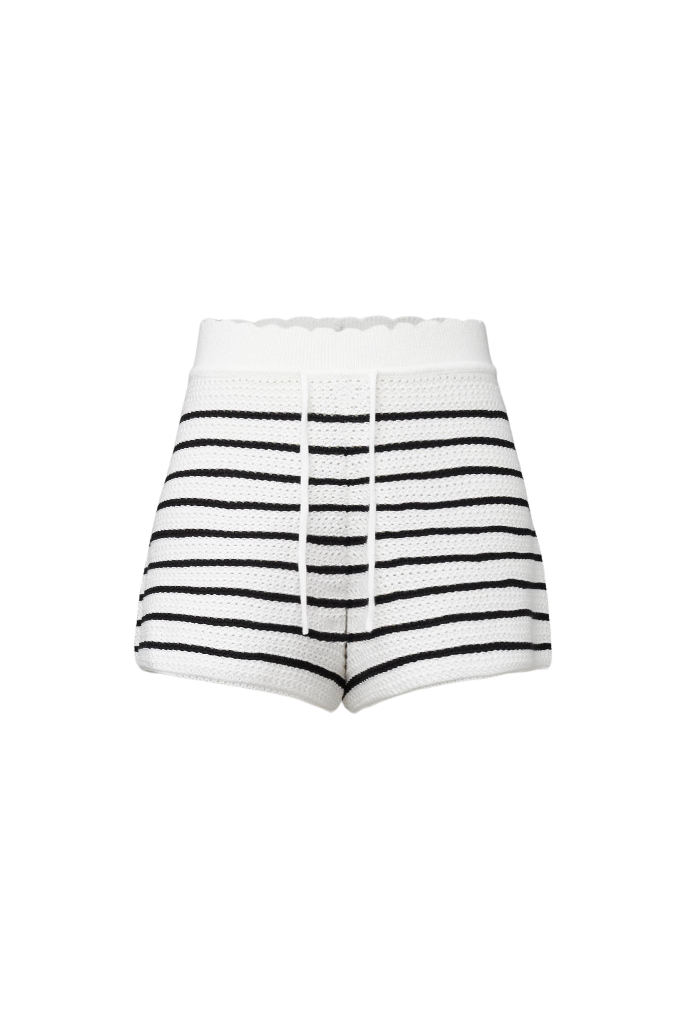 ARDNA - Relaxed Fit Striped Shorts - women - off white - Freisteller Frontansicht