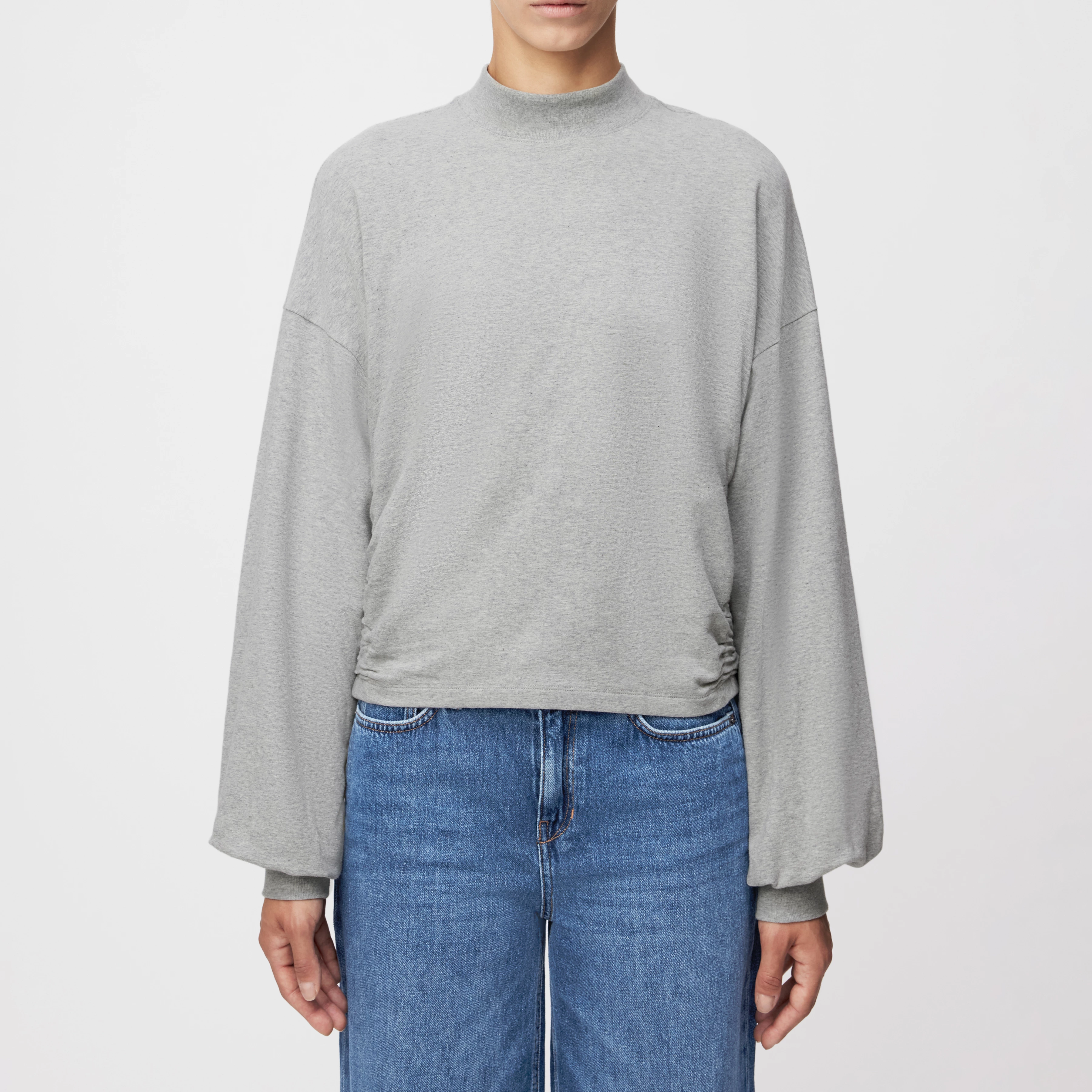 SYANAH_P8 - Sweat-shirt en mélange de coton - women - gris - Frontansicht