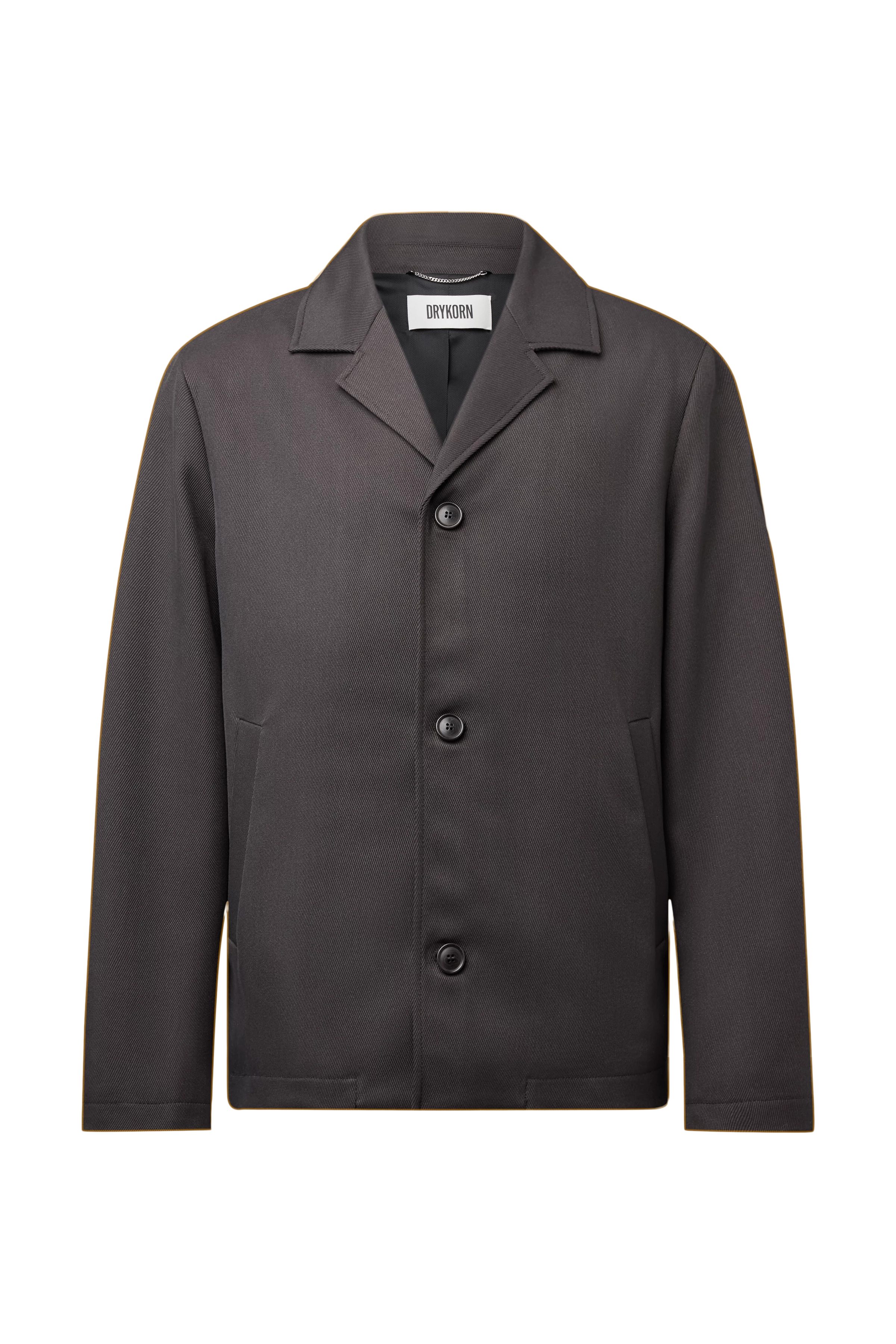 LOUVIN - Regular Fit Twill Jacket - men - brown - Freisteller Frontansicht