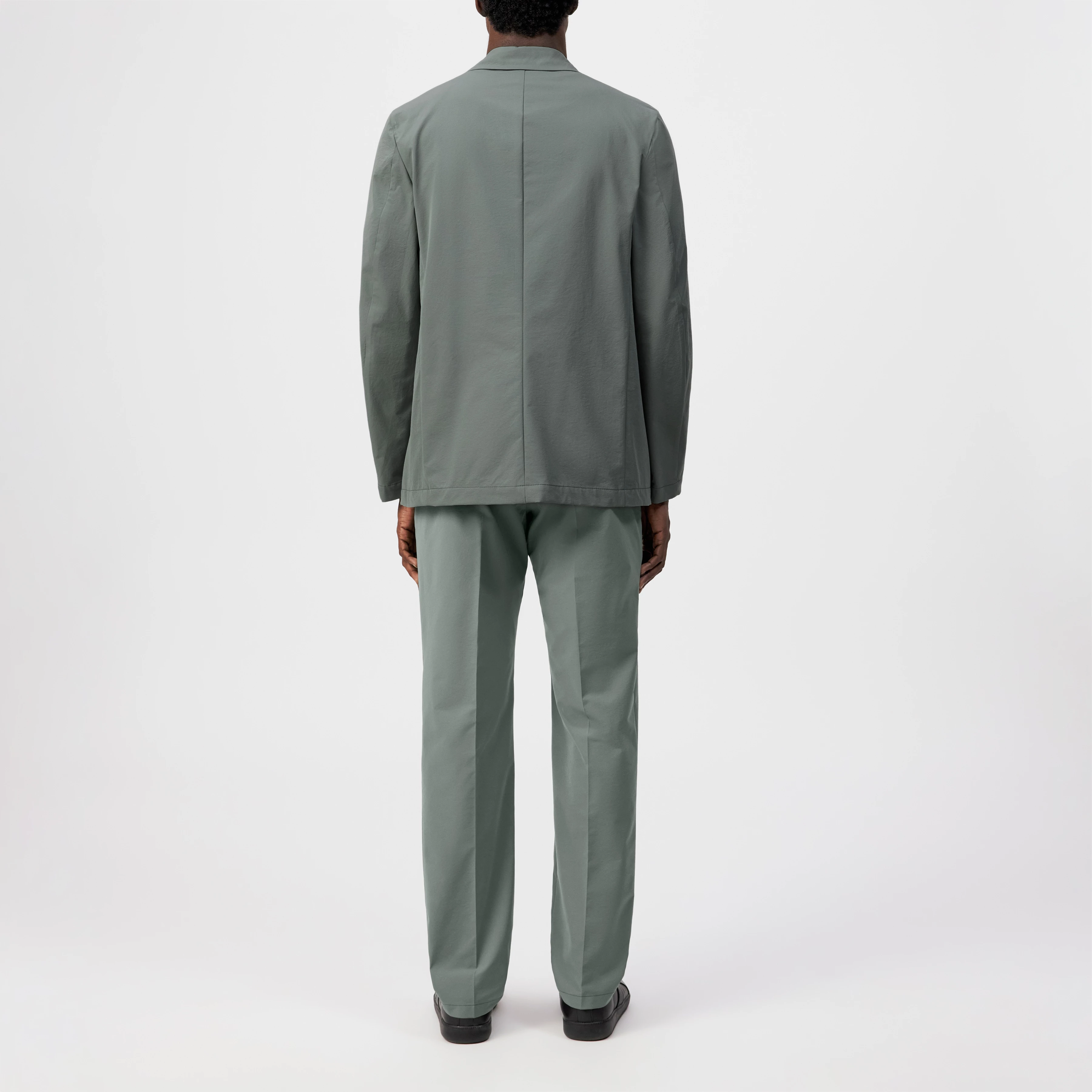 NOLEN - Veste à un bouton avec revers à crans - men - vert - Rückansicht