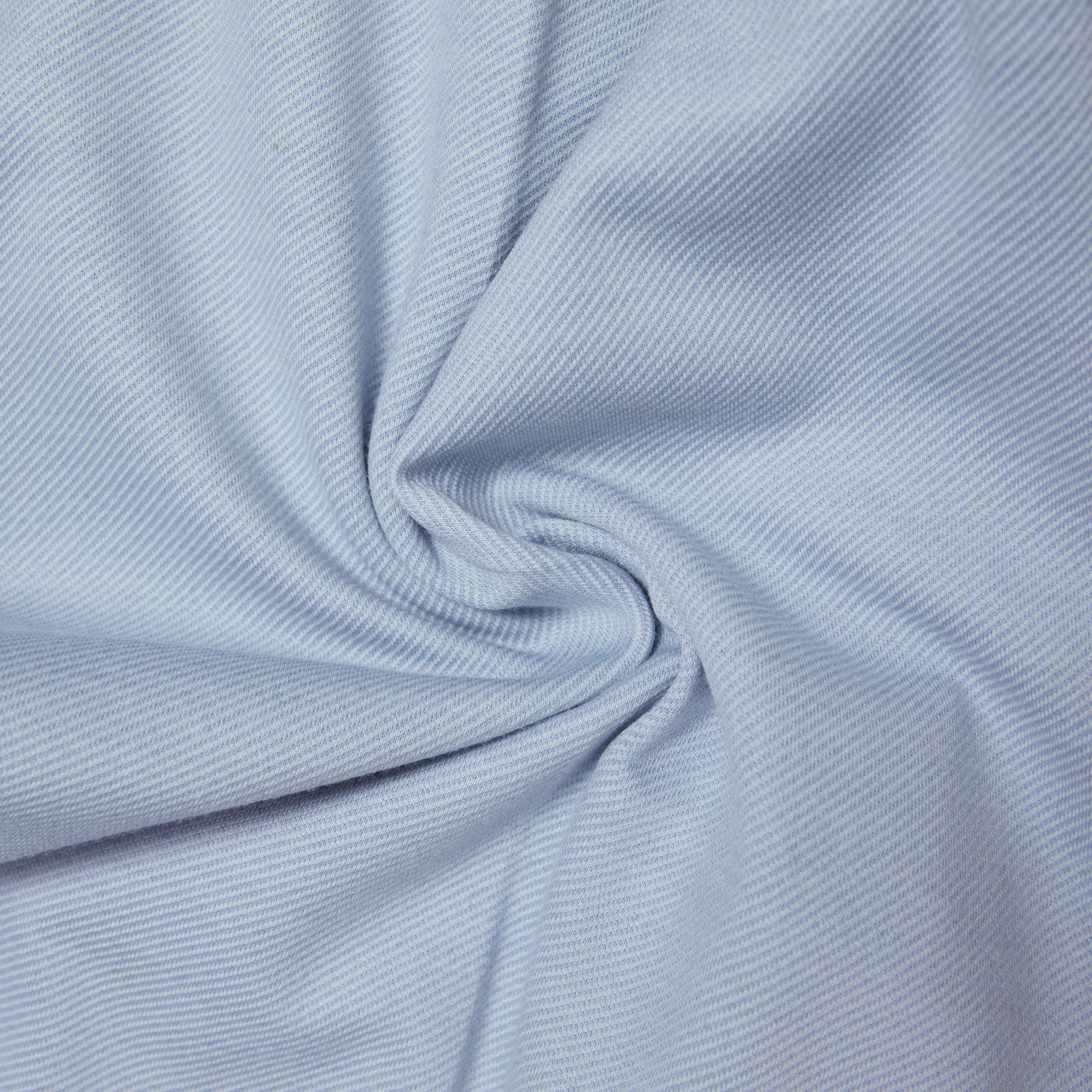AJEND - Tailored trousers in soft jersey - men - blue - Materialbild (B2C)