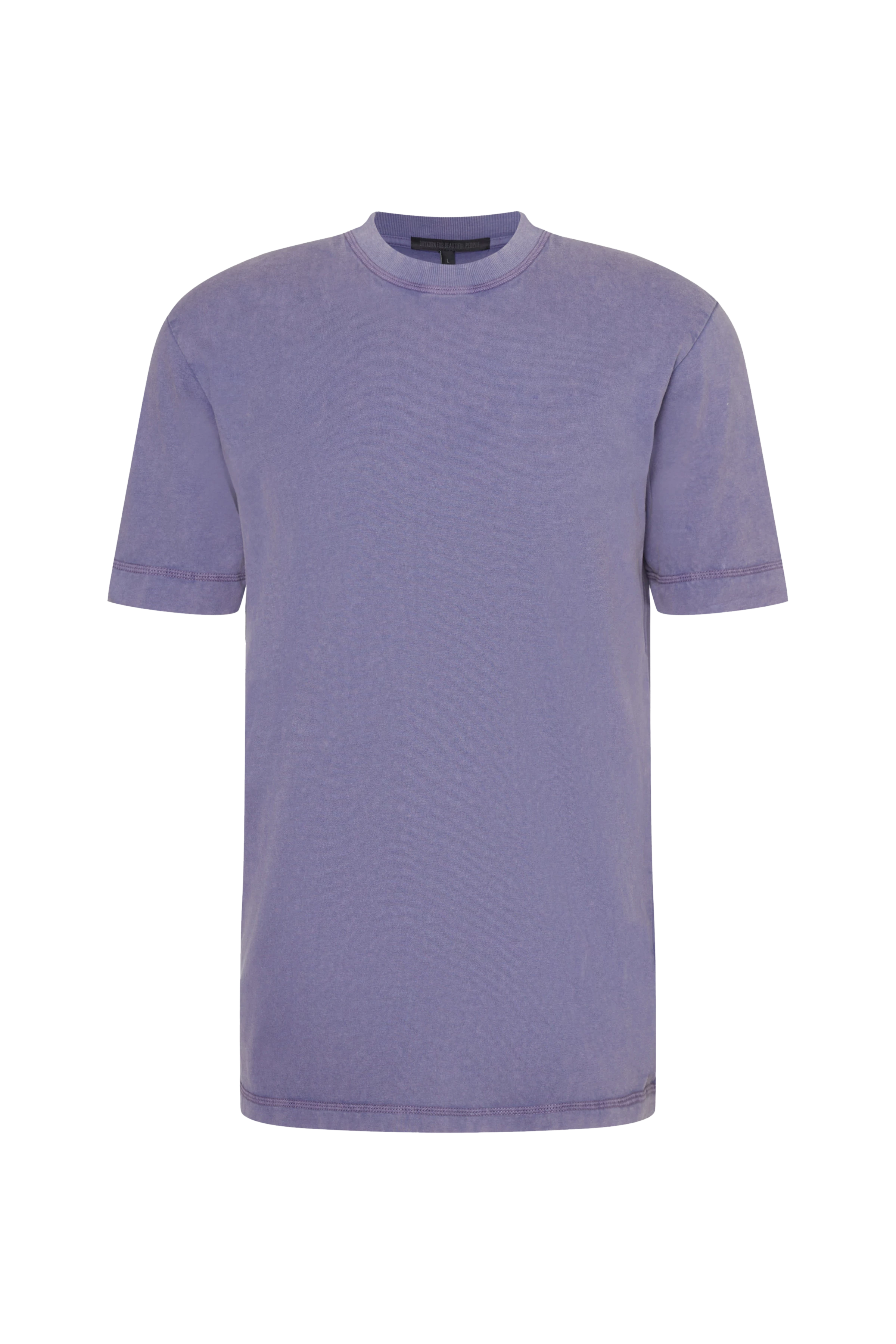 RAPHAEL - T-shirt in soft jersey - men - purple - Freisteller Frontansicht