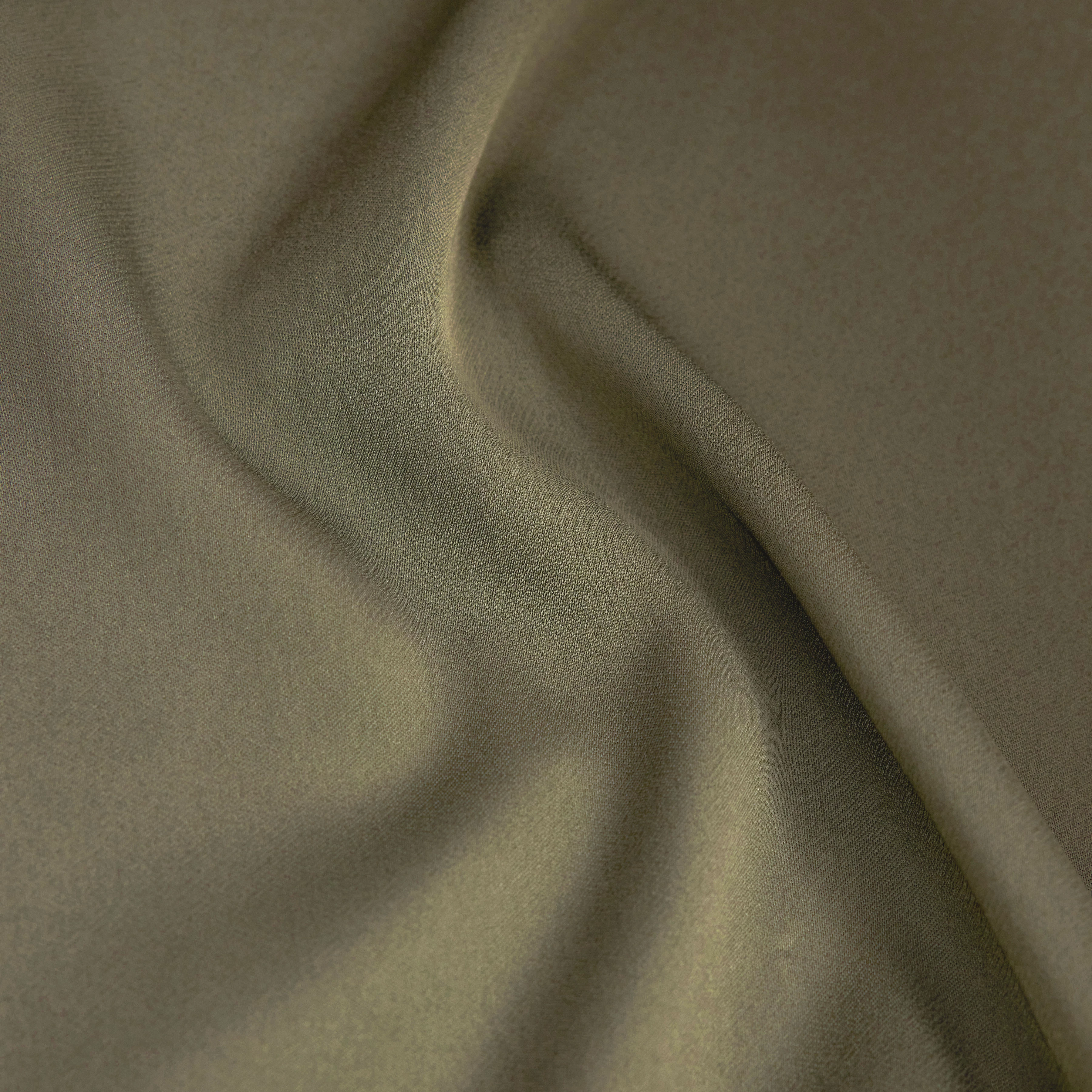 URA - Mid-length slip skirt in satin - women - green - Materialbild (B2C)