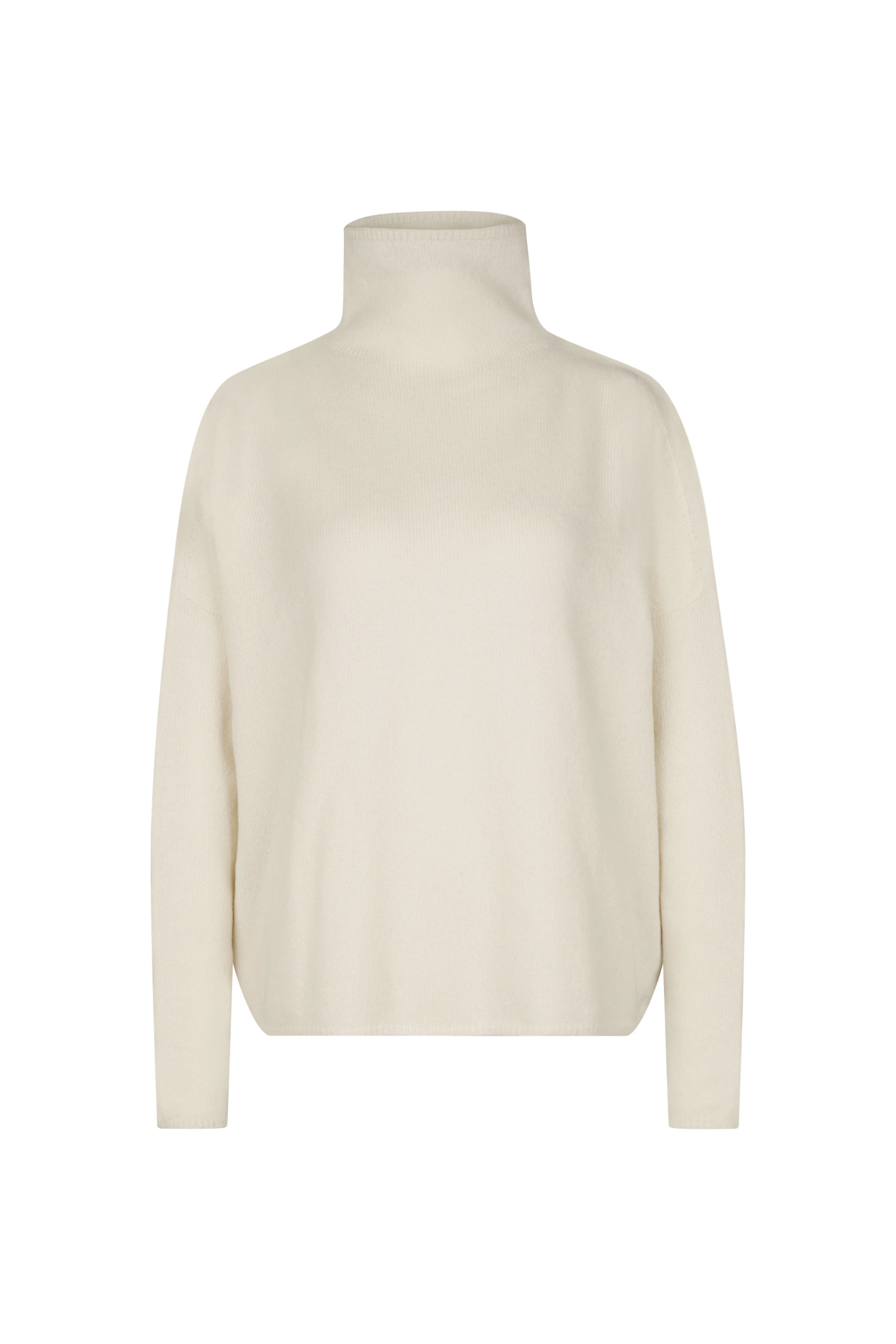 LIORA - coltrui van scheerwol - dames - off white - Freisteller Frontansicht