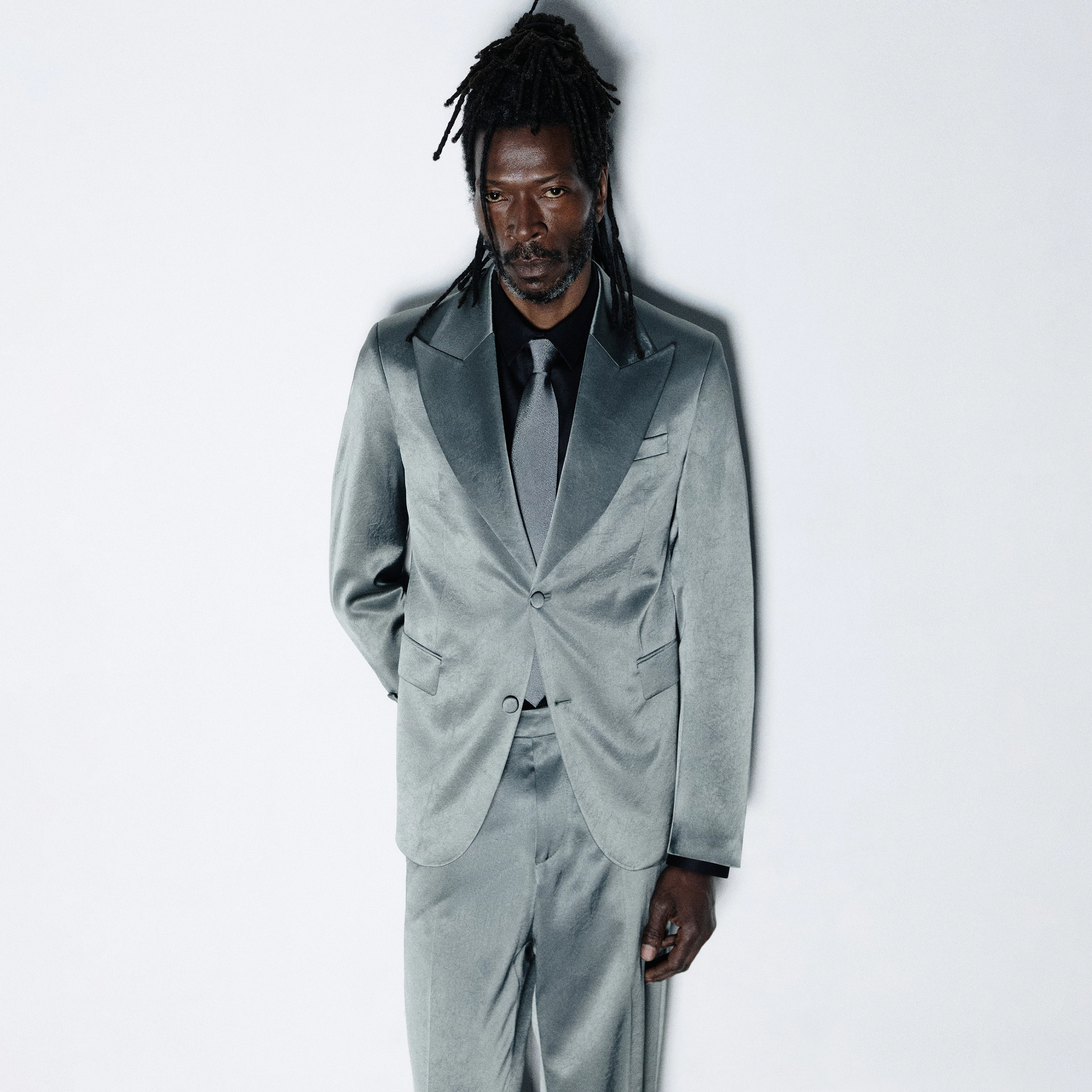 JACATO - Dinner jacket in satin - men - green