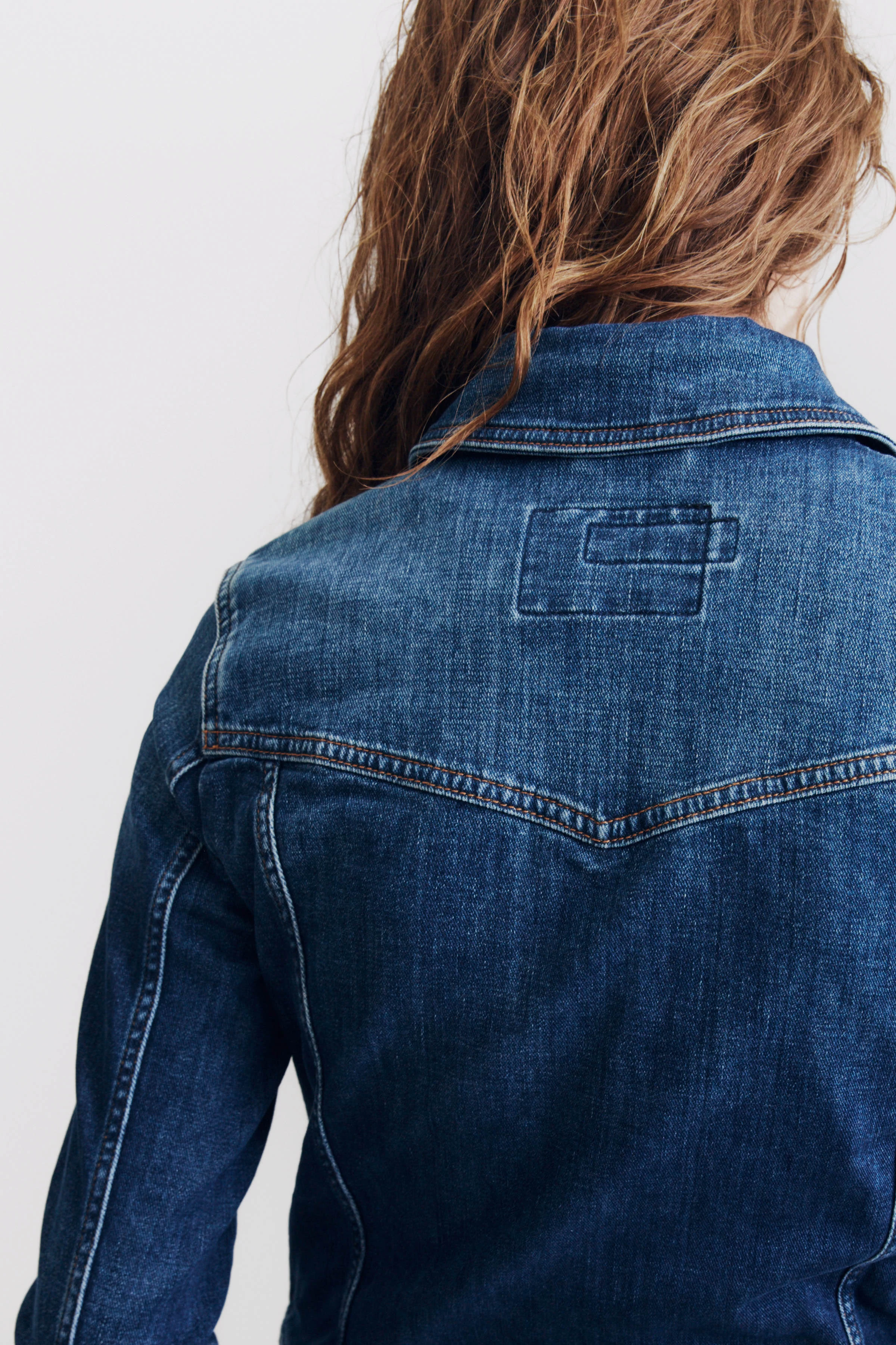 SOMERTON - authentische Jeansjacke - Damen - blau - Seitenansicht