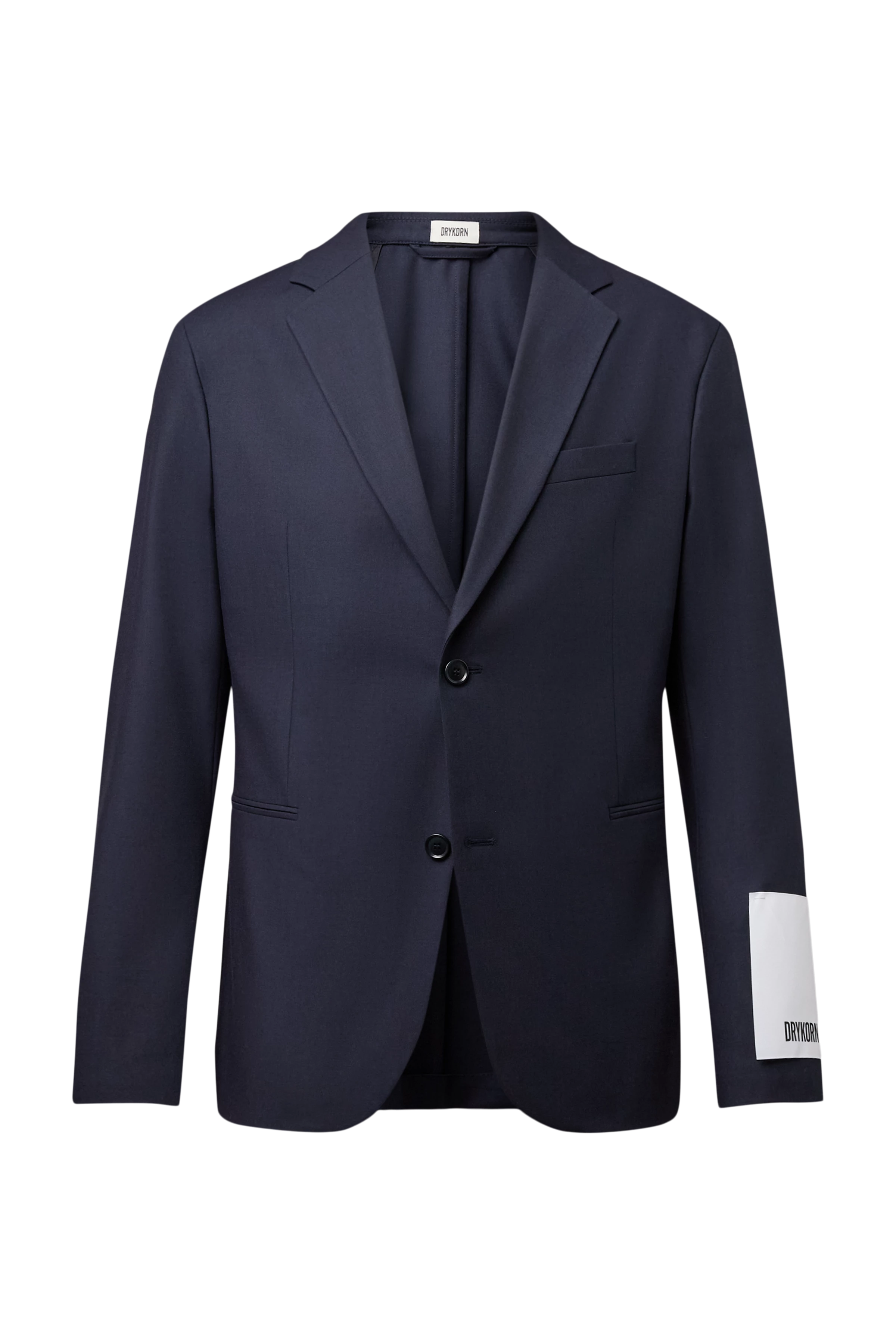 CATORY_B - Regular fit blazer in wool blend - men - blue - Freisteller Frontansicht