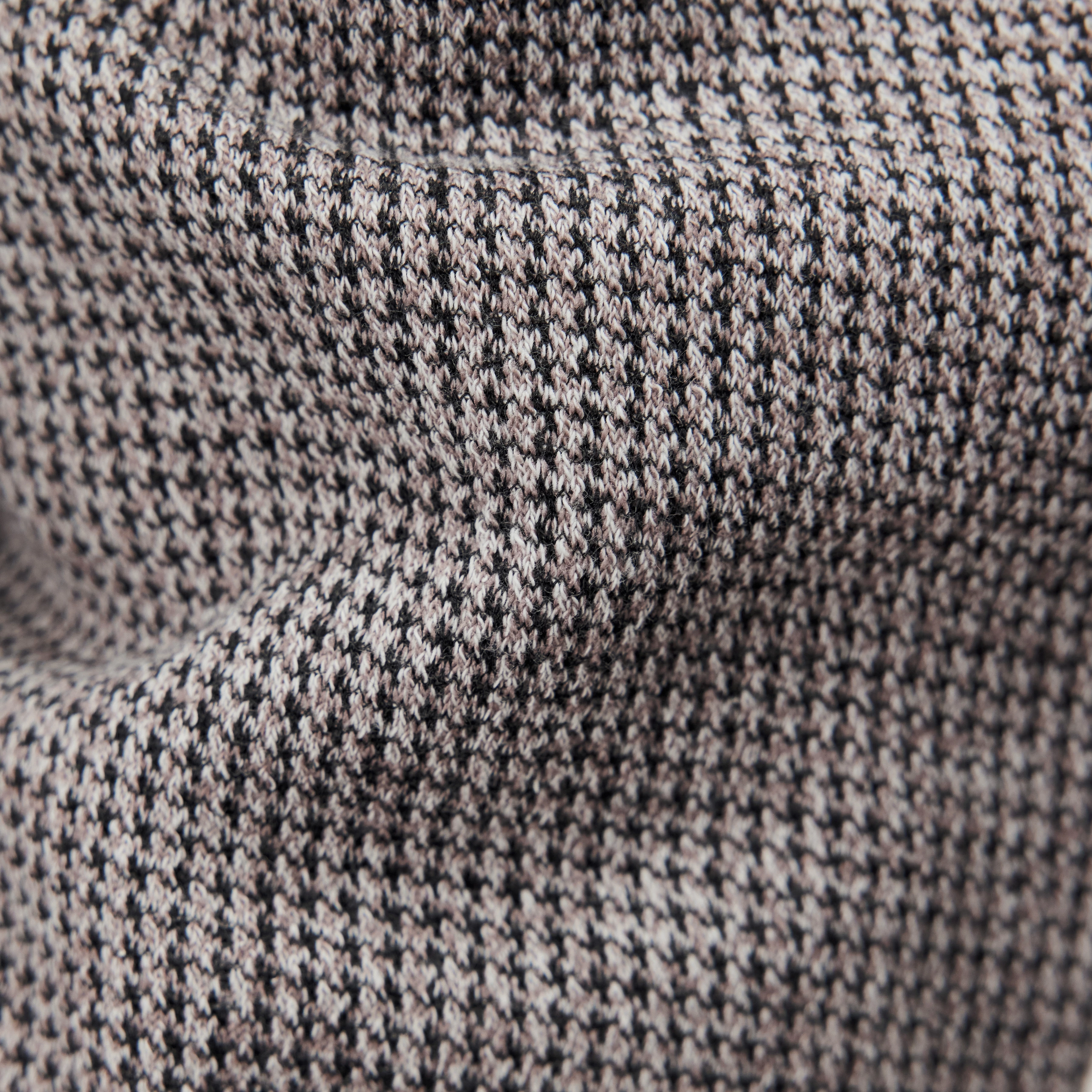 ARELIO - Jacke mit Kontrastkragen in Baumwoll-Mix - Herren - braun - Materialbild (B2C)