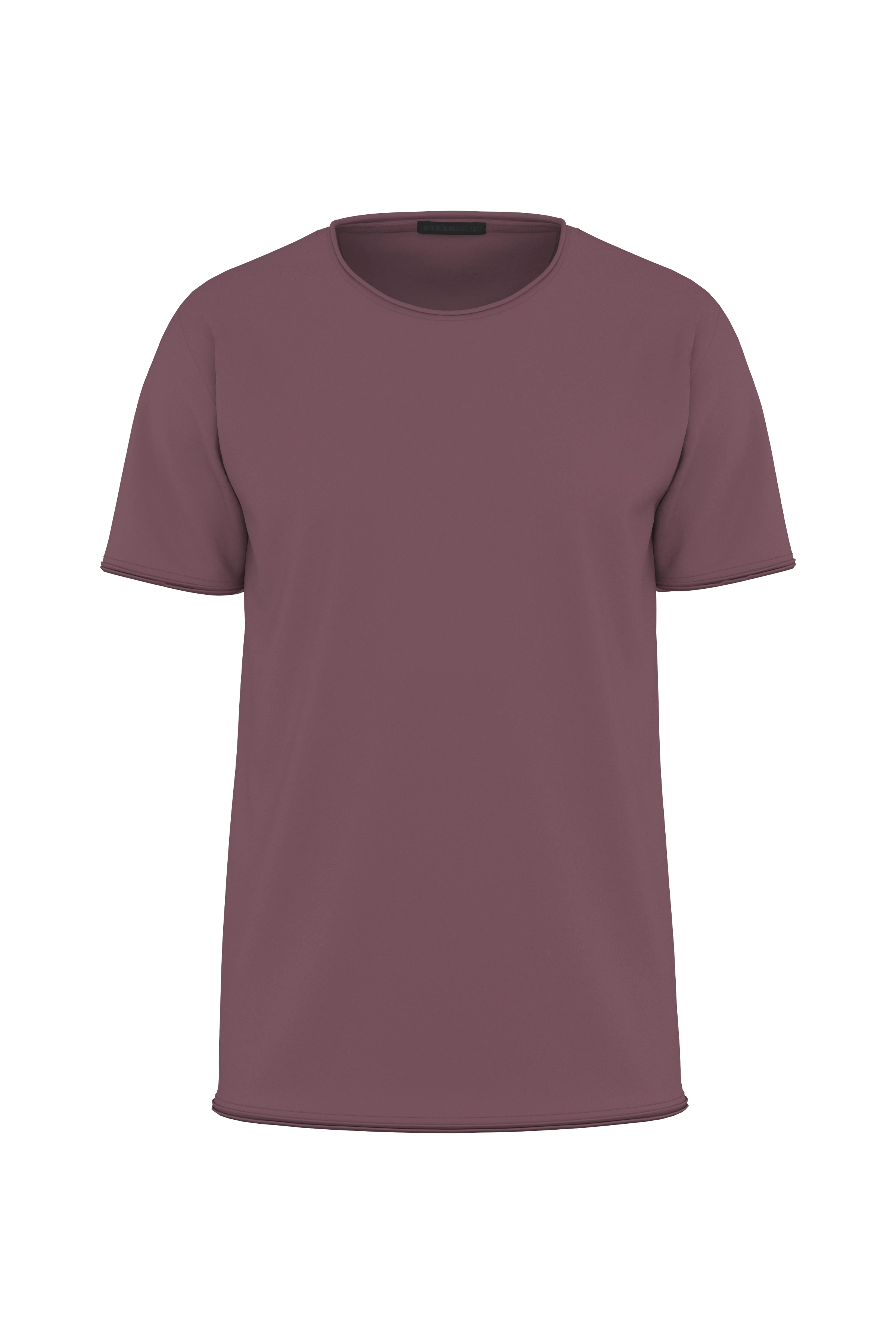 KENDRICK - loose t-shirt in cotton - men - purple - Freisteller Frontansicht