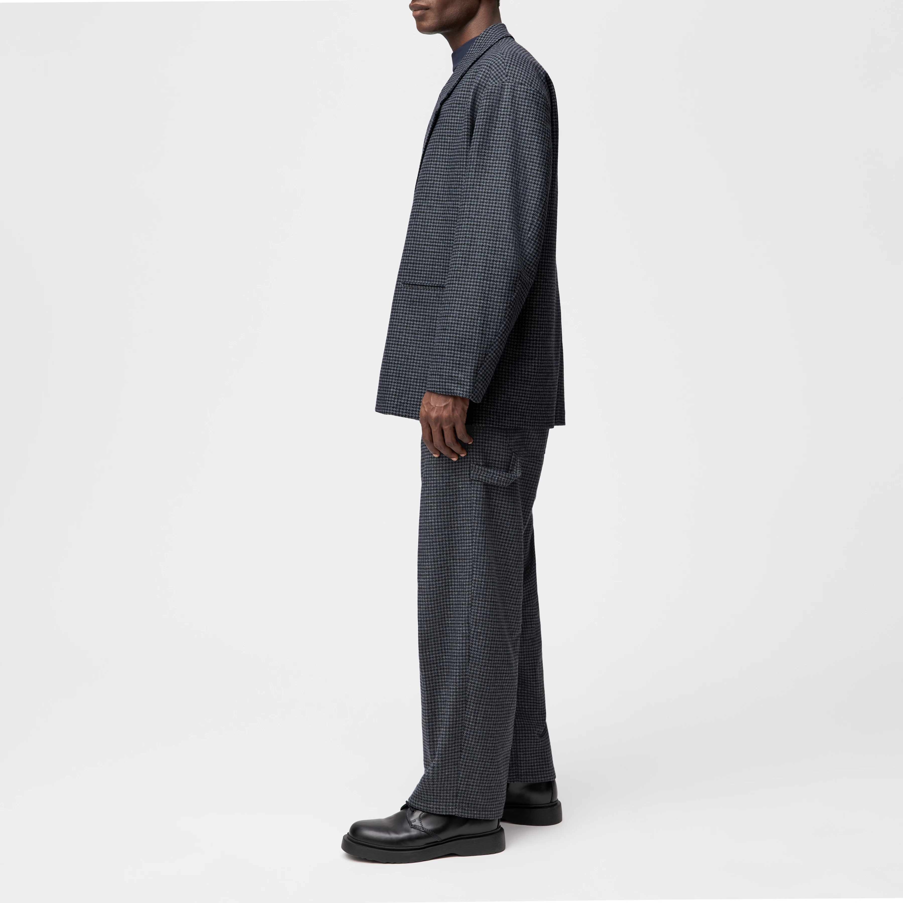 MADIM - Oversized Sakko in Woll-Mix - Herren - grau - Seitenansicht