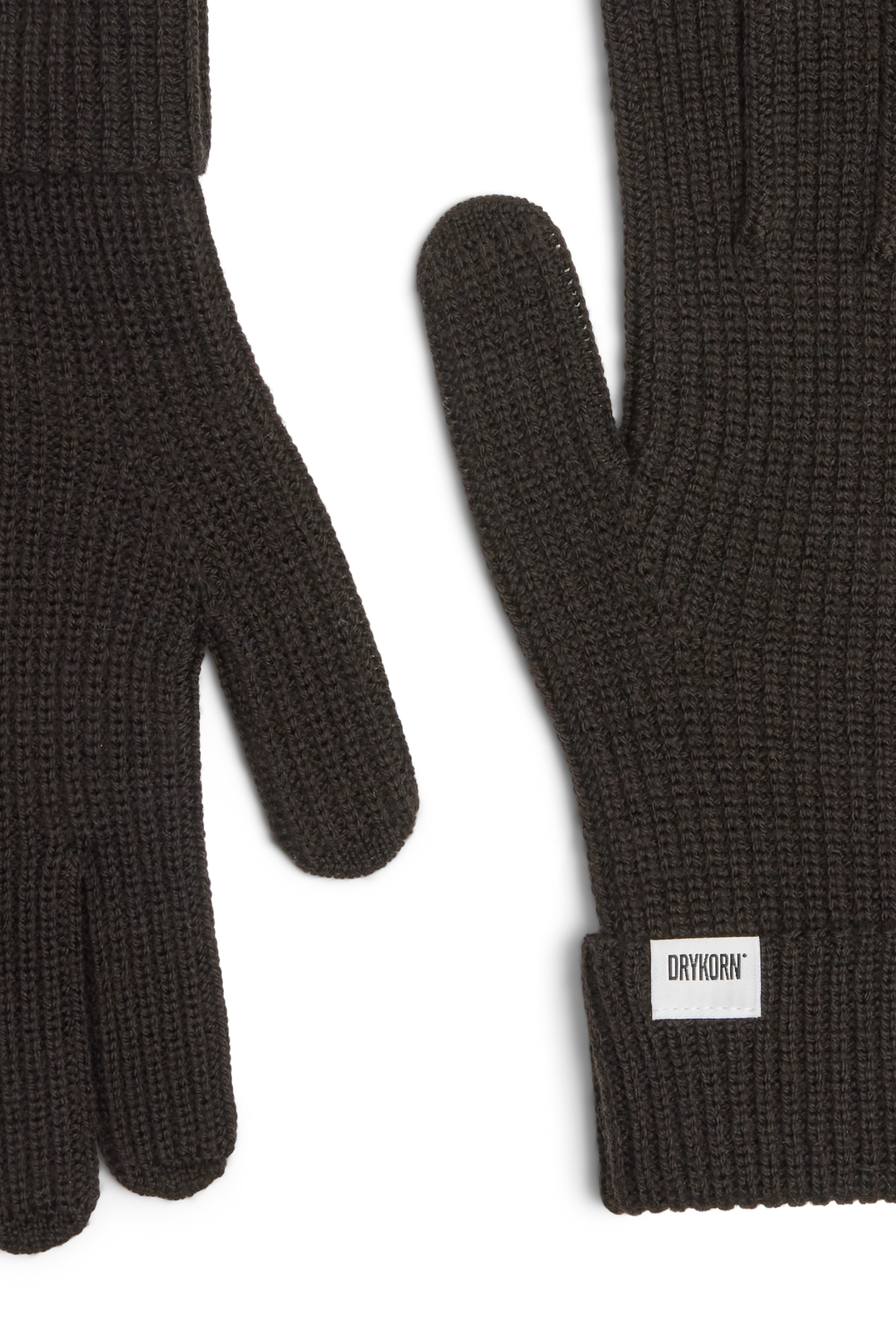 GLIVONO - Handschuhe in 100% Merinowolle - Unisex - braun - Freisteller Detailansicht