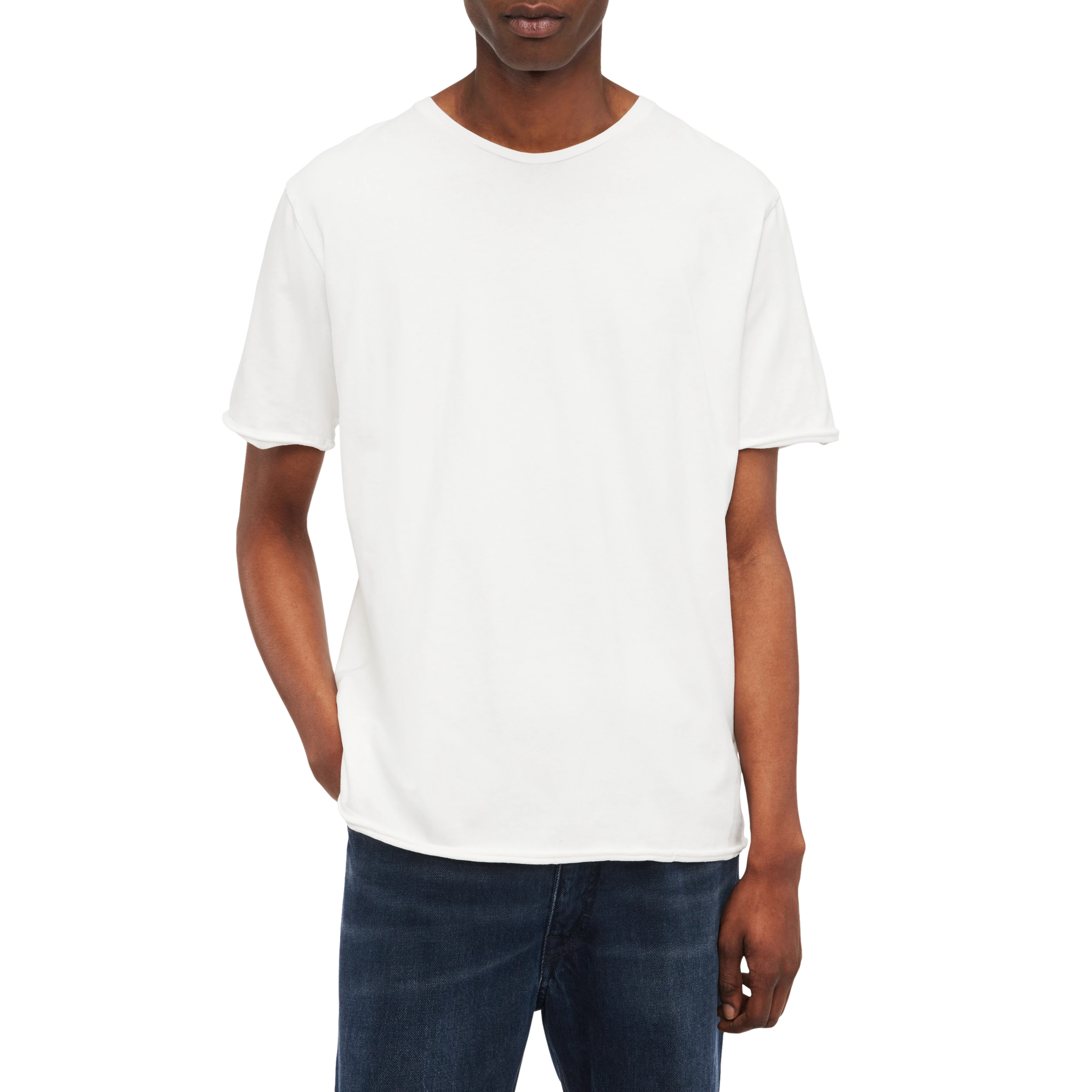 KENDRICK_2 - Loose T-shirt in soft jersey - men - off white - Frontansicht