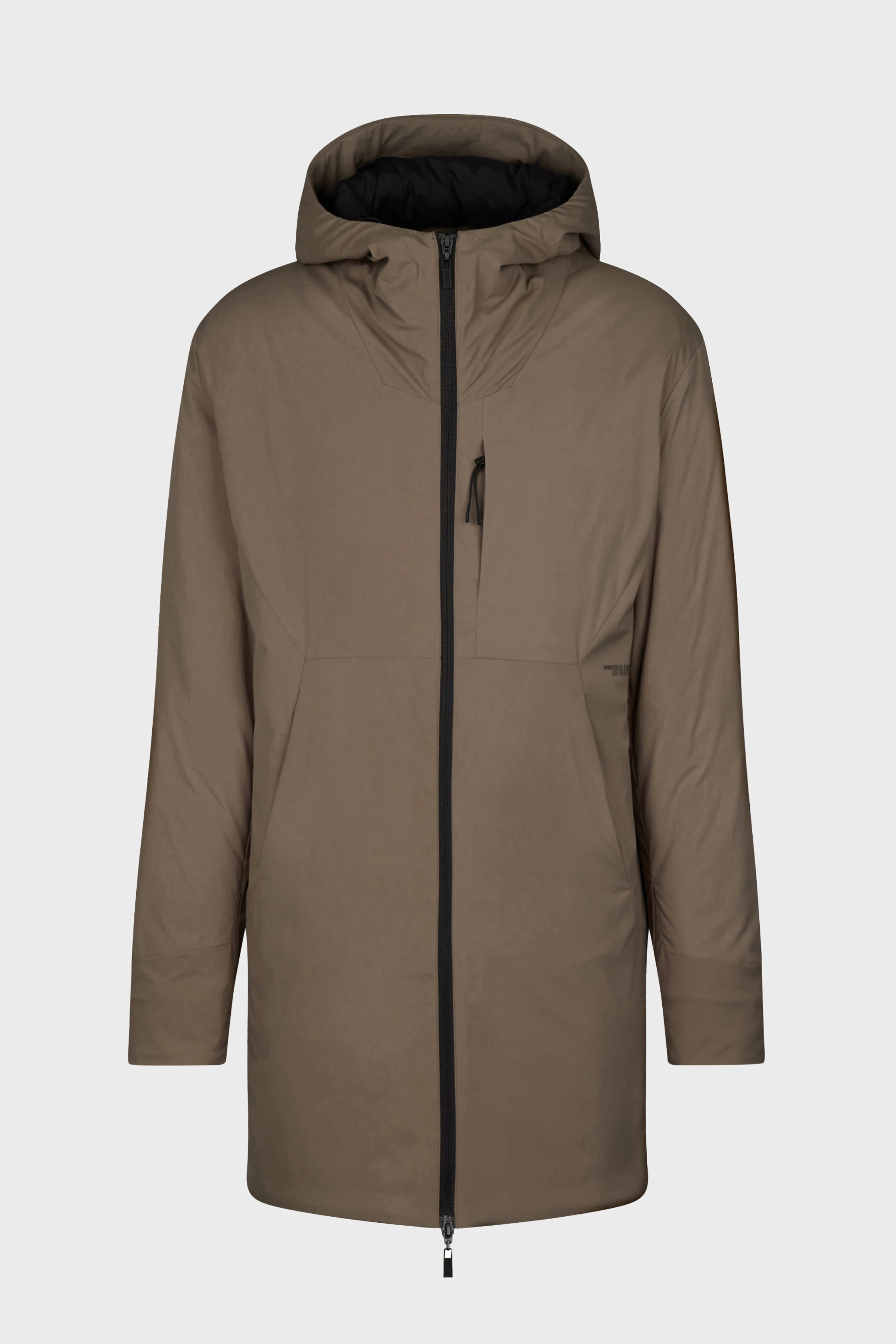 DENYO - lightweight Parka - Herren - braun - Freisteller Frontansicht