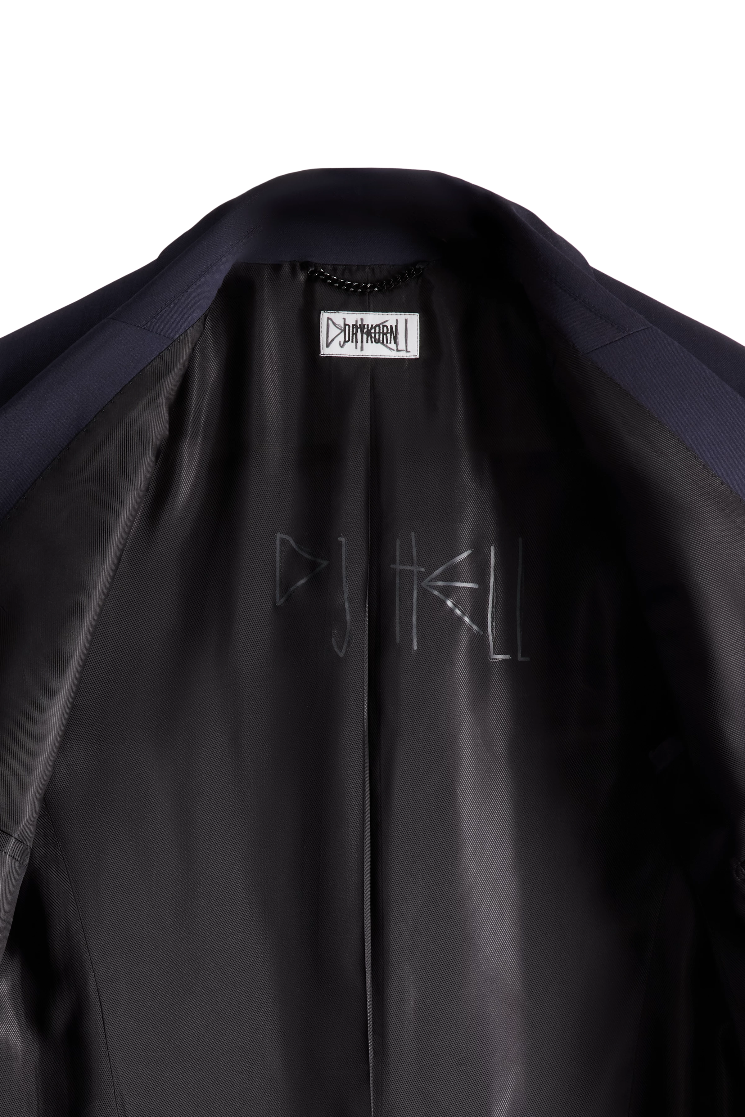 LW_HELL_MUT - Avantgardistischer Anzug in Wollserge - Herren - blau - Freisteller Platzhalter