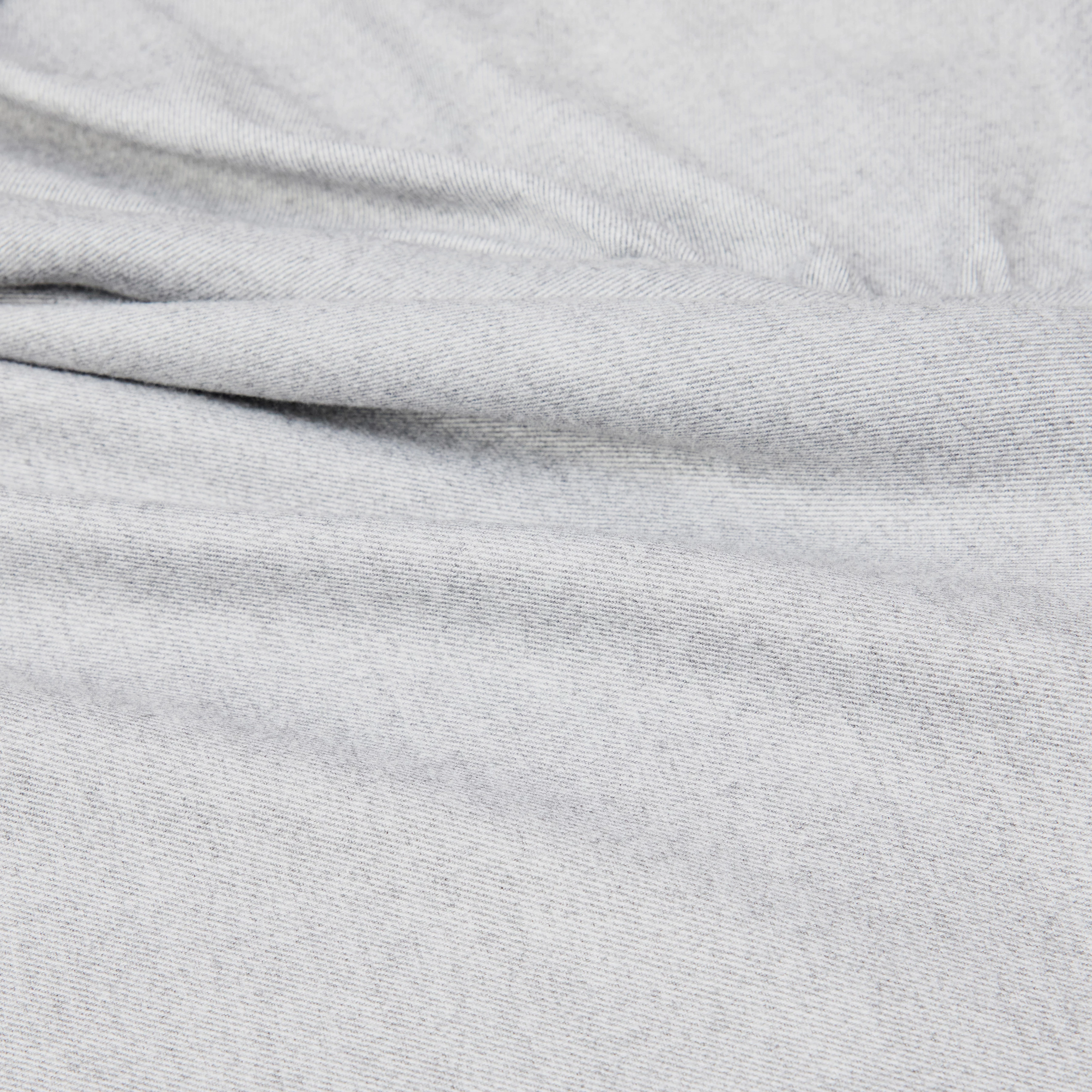 FLANNA - Shirt blouse in soft flannel - women - grey - Materialbild (B2C)