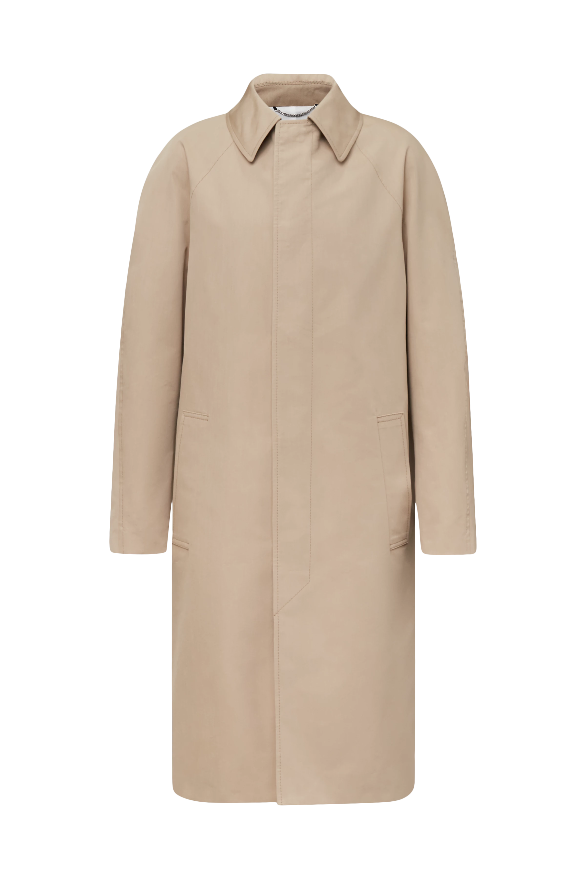 COSMANO_2 - Carcoat Gabardine Coat - men - brown - Freisteller Frontansicht