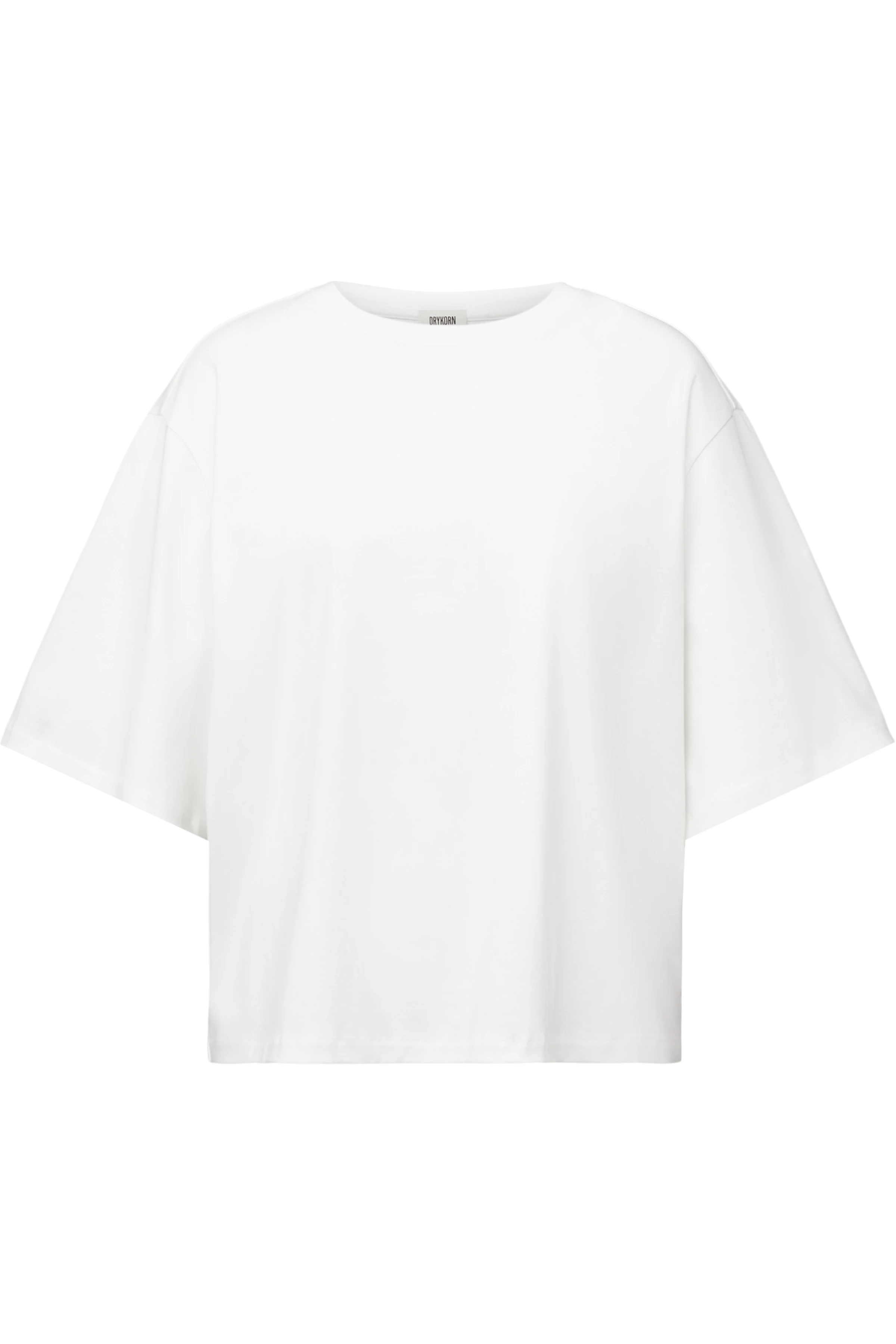 PINARA - Boxy oversized T-shirt in pure cotton - women - white - Freisteller Frontansicht