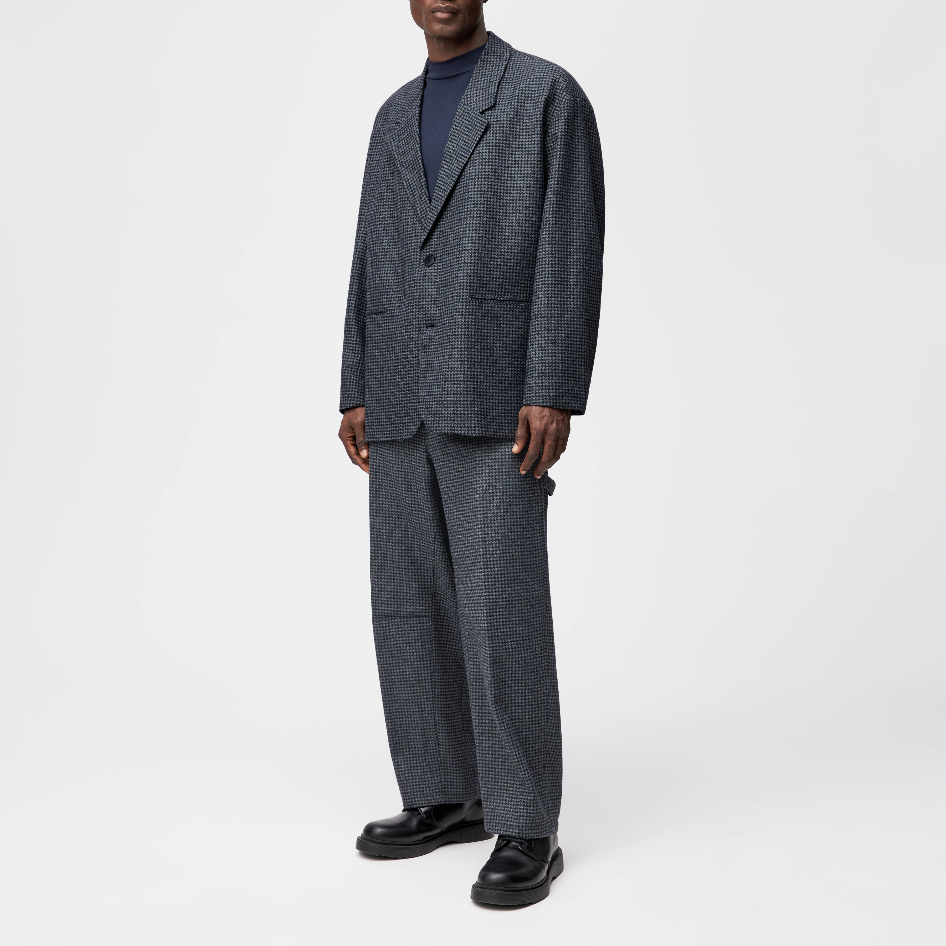 MADIM - Oversized Sakko in Woll-Mix - Herren - grau - Ganzkörper-Frontansicht