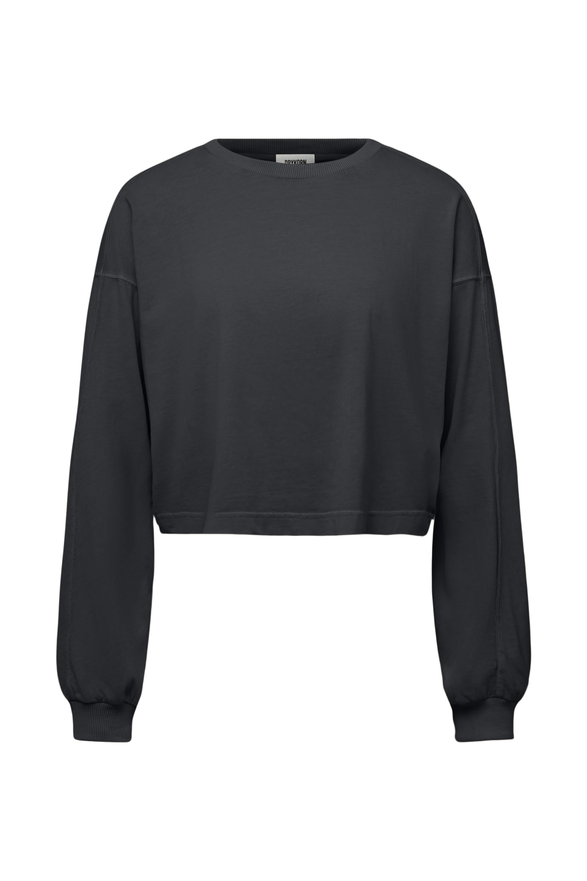 KELAI - Casual relaxed-fit cotton sweatshirt - women - black - Freisteller Frontansicht