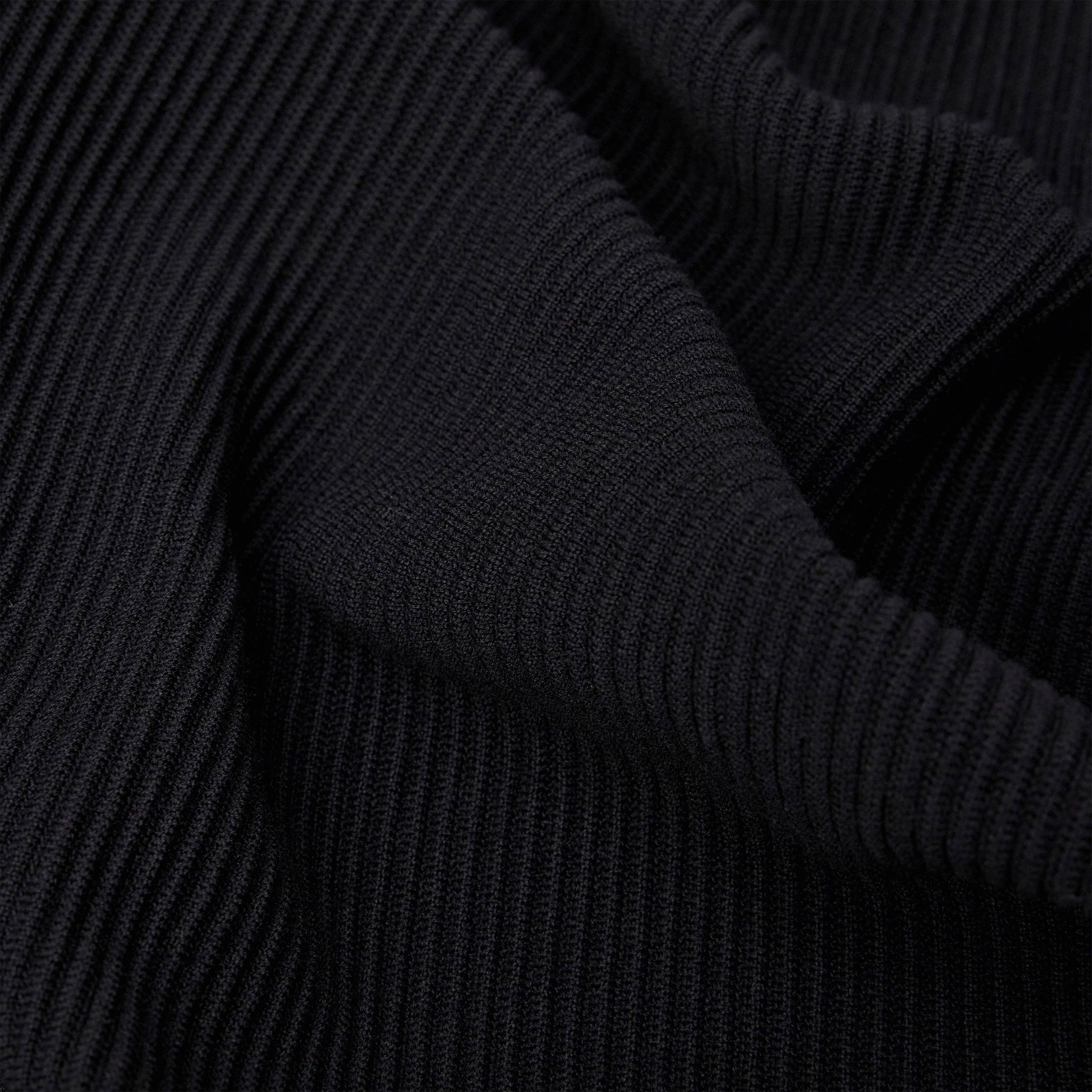 LUDAMI - Bleistiftrock in Baumwollstruktur - Damen - schwarz - Materialbild (B2C)