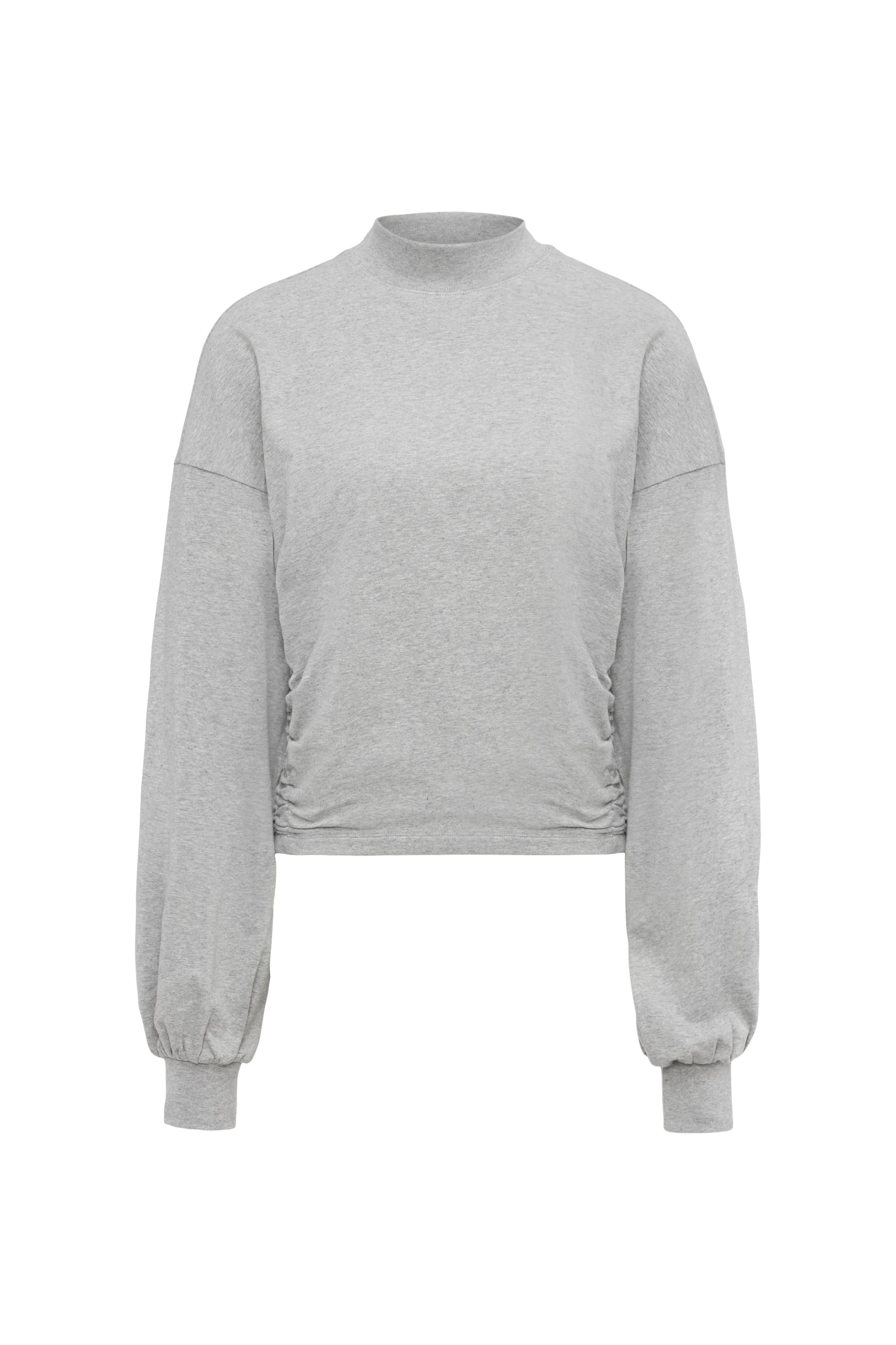 SYANAH_P8 - Sweat-shirt en mélange de coton - women - gris - Freisteller Frontansicht