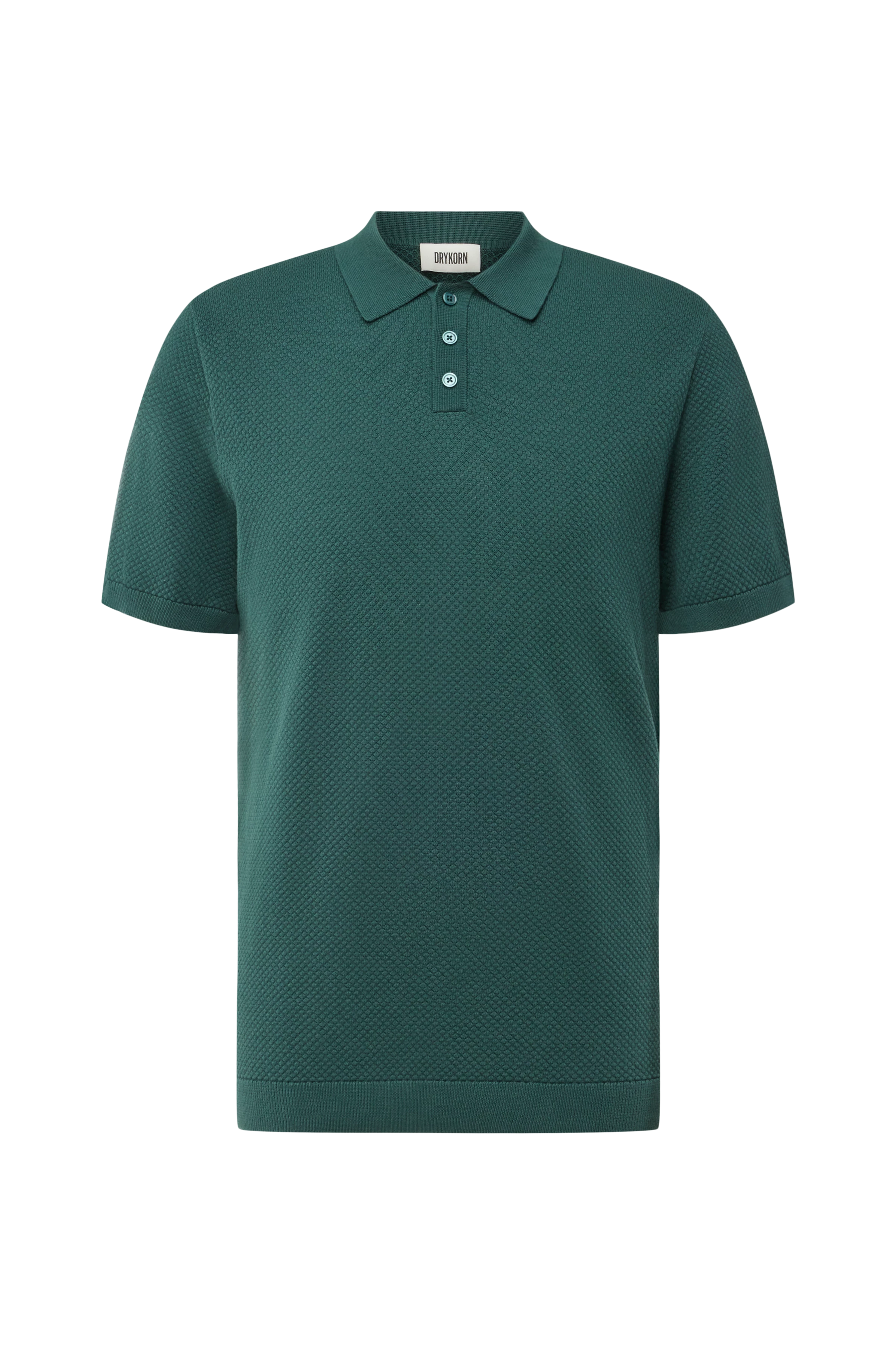 TRITON - Polo-Shirt in Baumwolle - Herren - grün - Freisteller Frontansicht