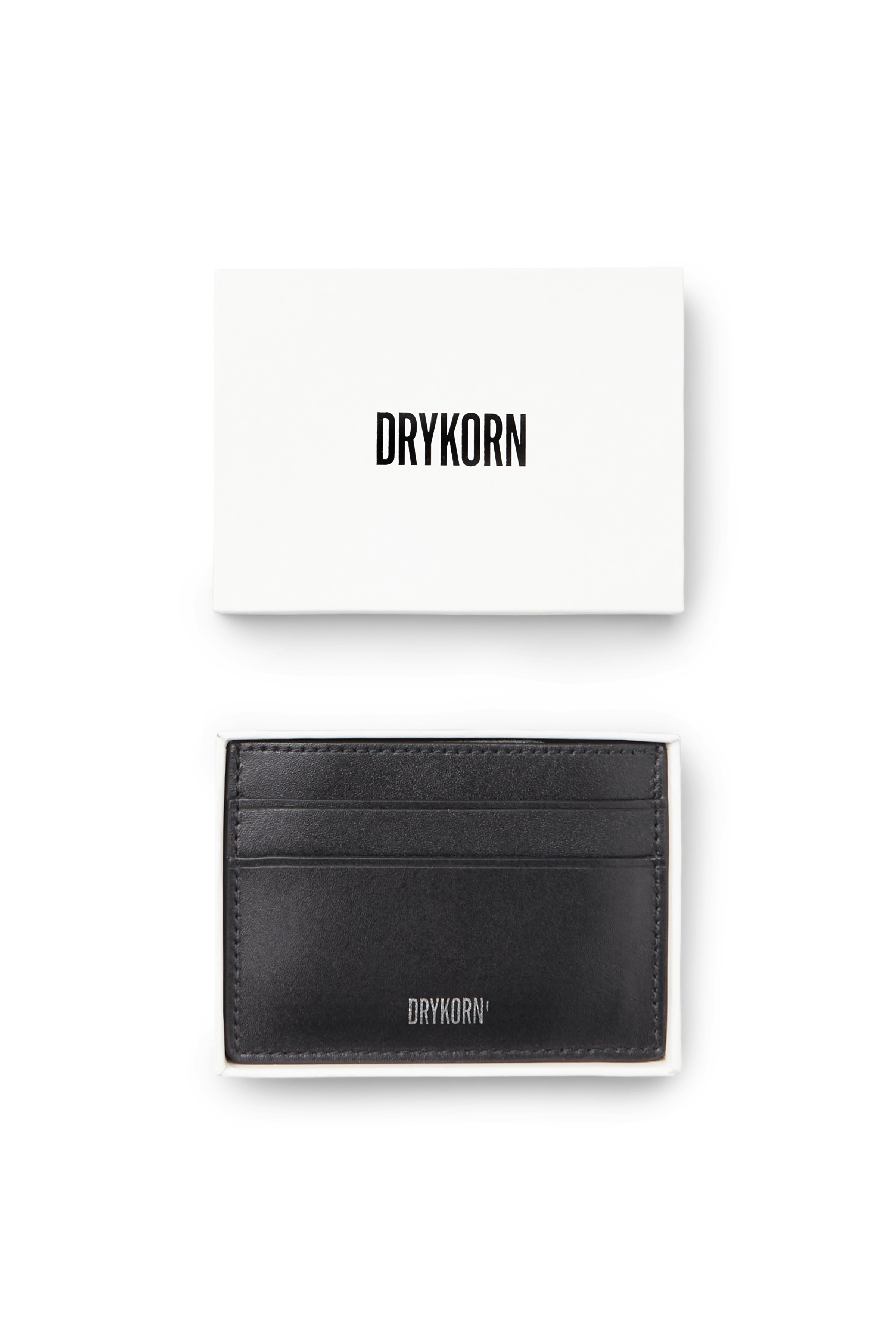 JUNIS - Cardholder in Leder - Unisex - schwarz - Freisteller Platzhalter