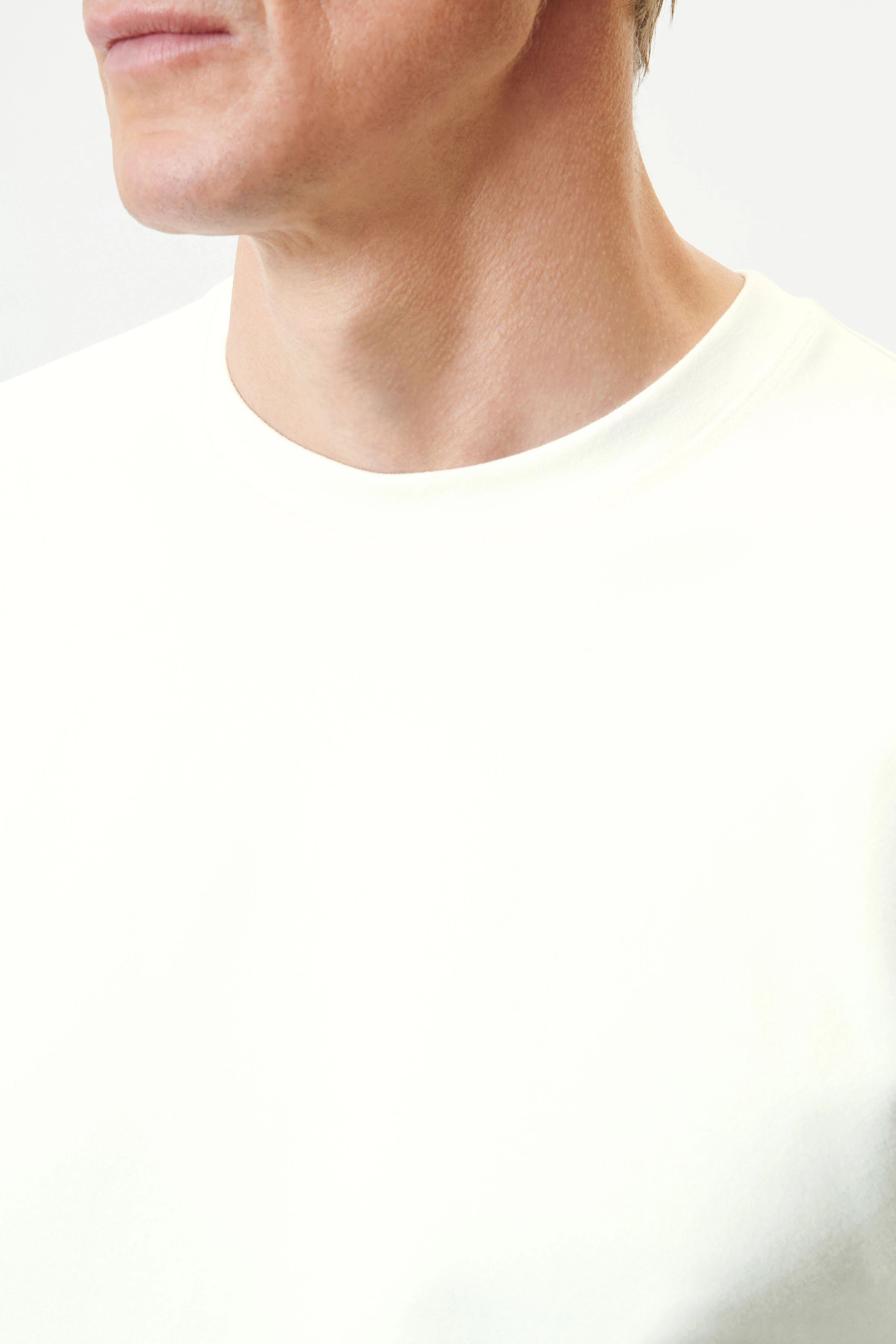 IDIR - Sweatshirt in cotton-viscose blend - men - off white - Seitenansicht