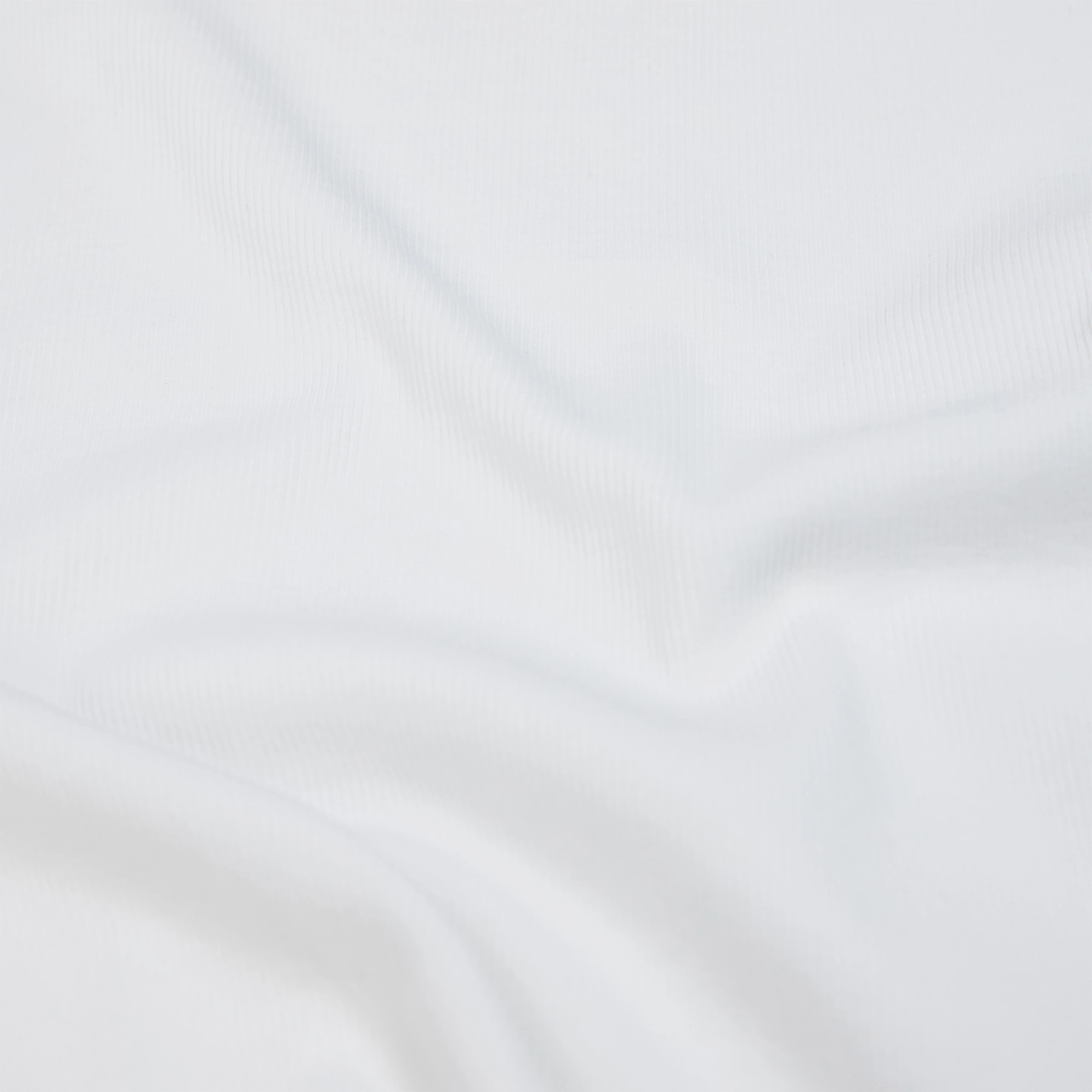 KOALE - Slim T-shirt in cotton rib - women - white - Materialbild (B2C)