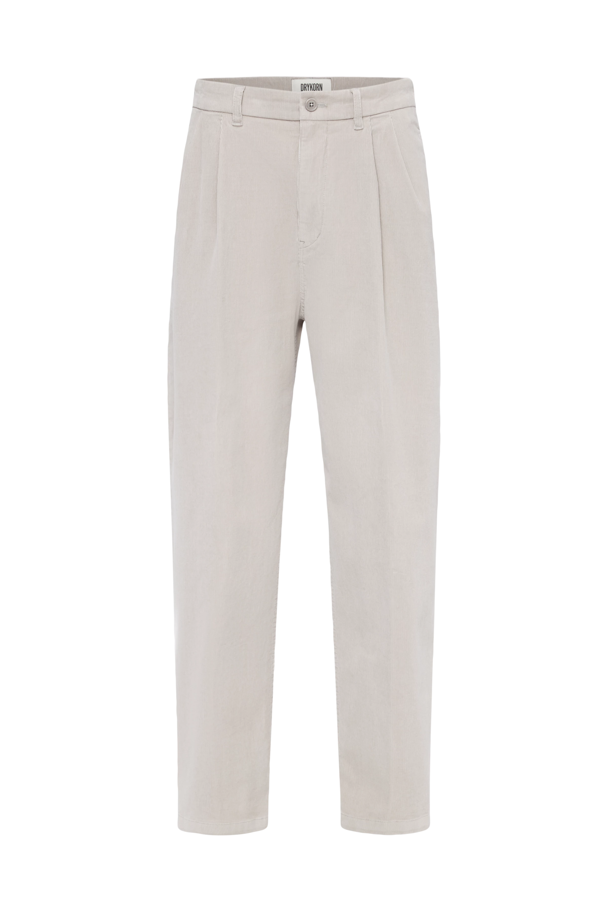 KARYKO - Chino in Cord - Herren - grau - Freisteller Frontansicht