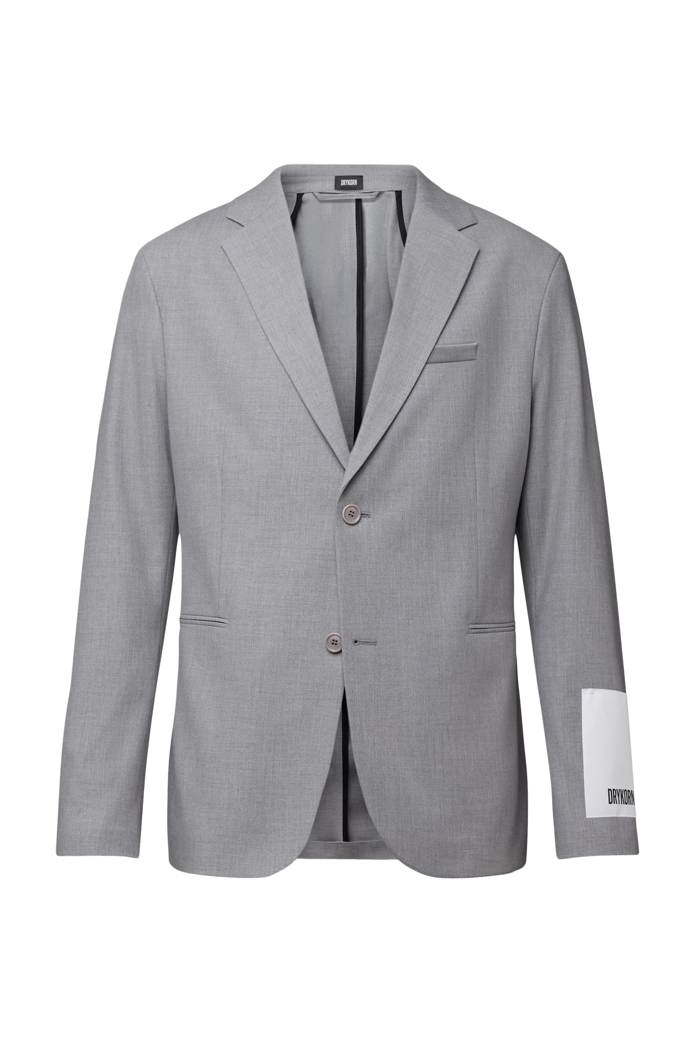 CATORY_B - Veste ajustée en mélange de laine - men - gris - Freisteller Frontansicht