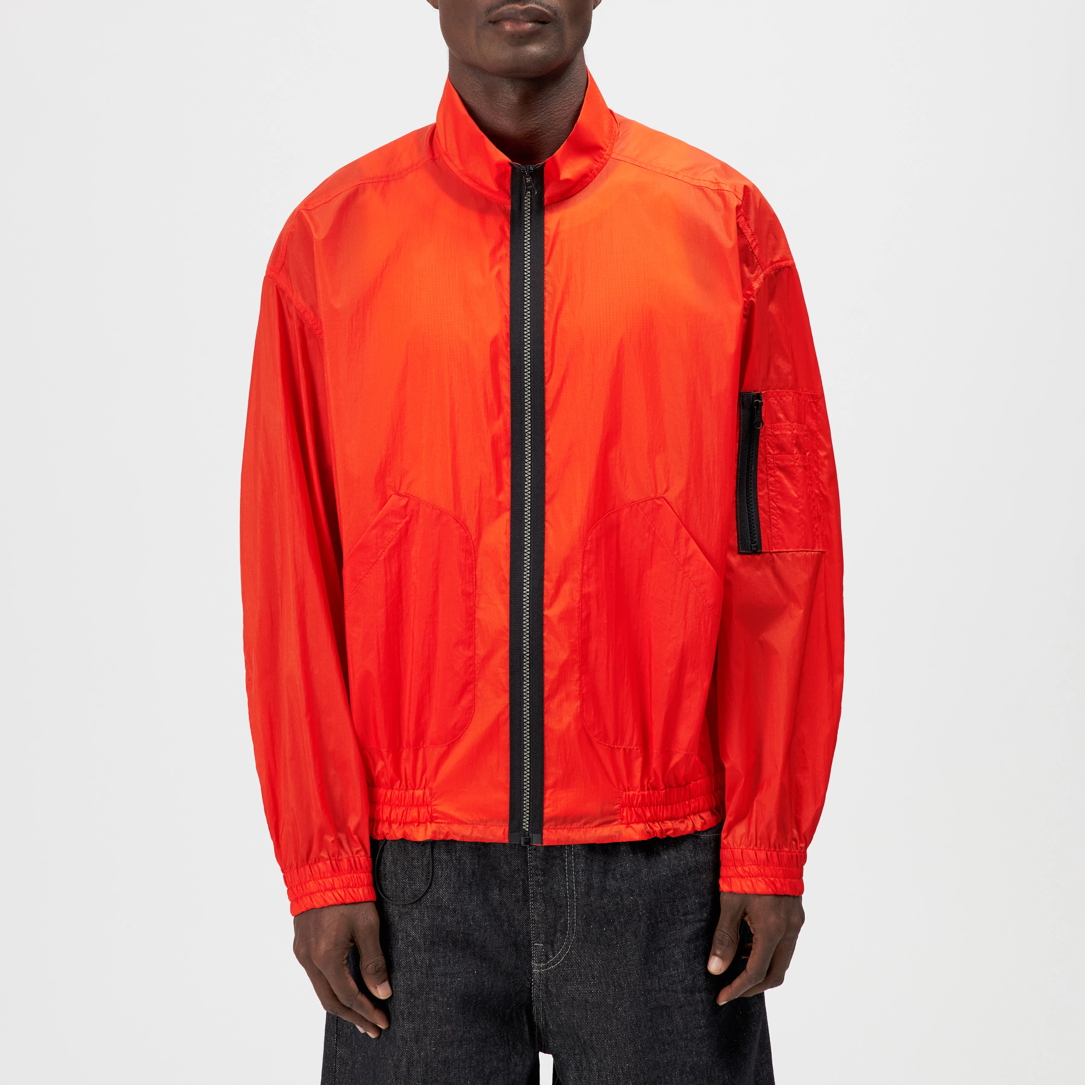 NILIZIO - Ripstop blouson with a technical finish - men - orange - Frontansicht