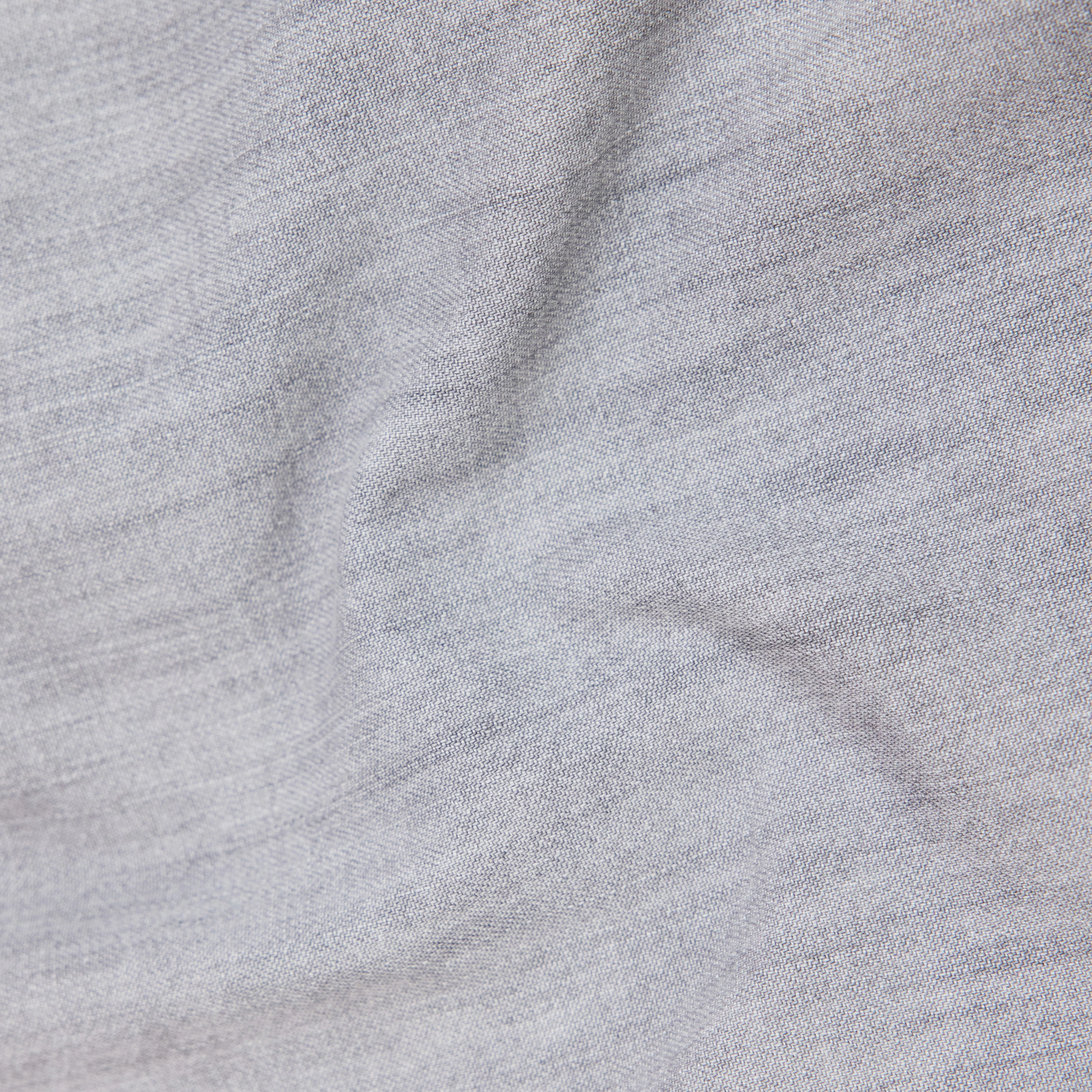 DWINDLE - Paperbag denim trousers in pure cotton - women - grey - Materialbild (B2C)