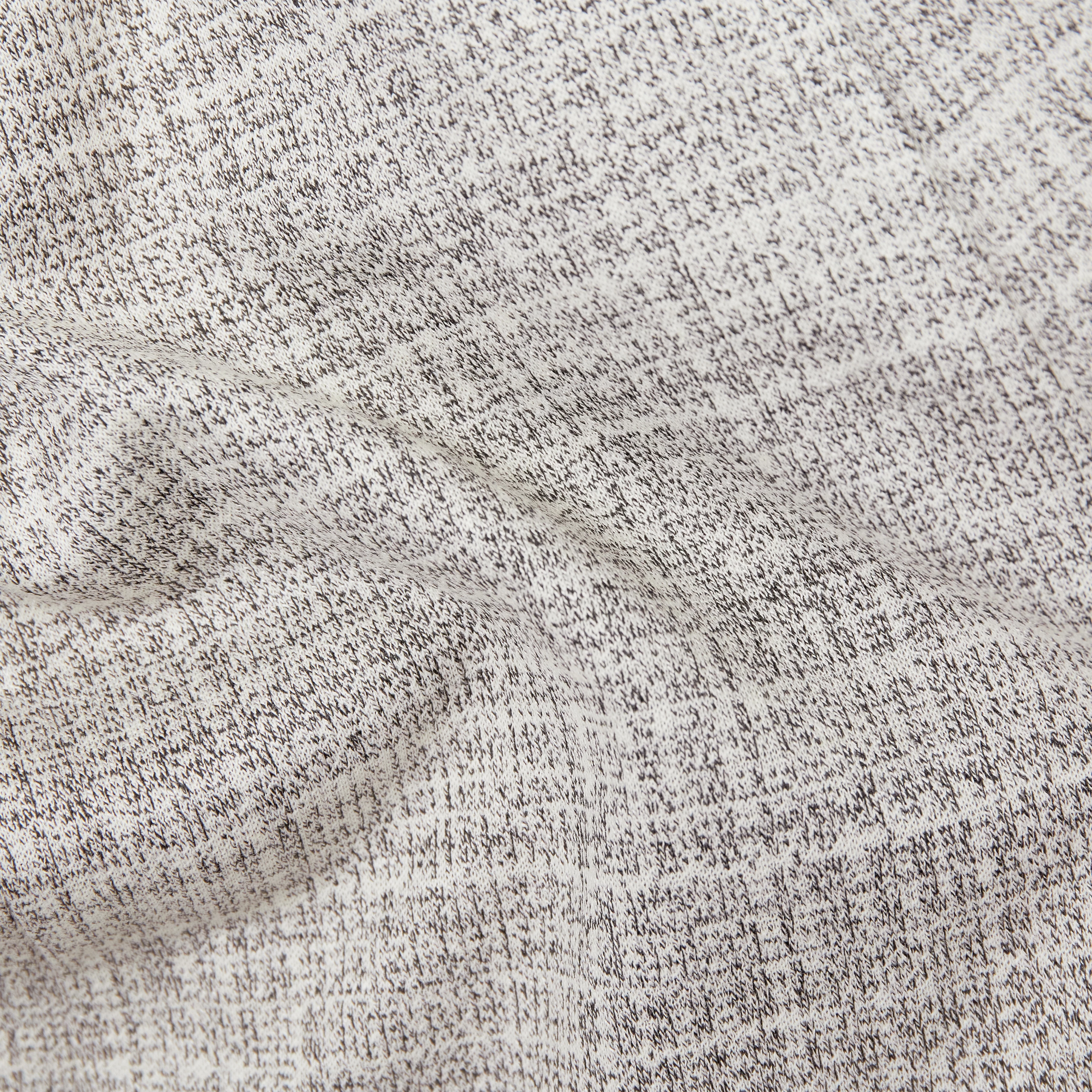 AJEND - Op maat gemaakte geruite jersey-broek. - heren - grijs - Materialbild (B2C)