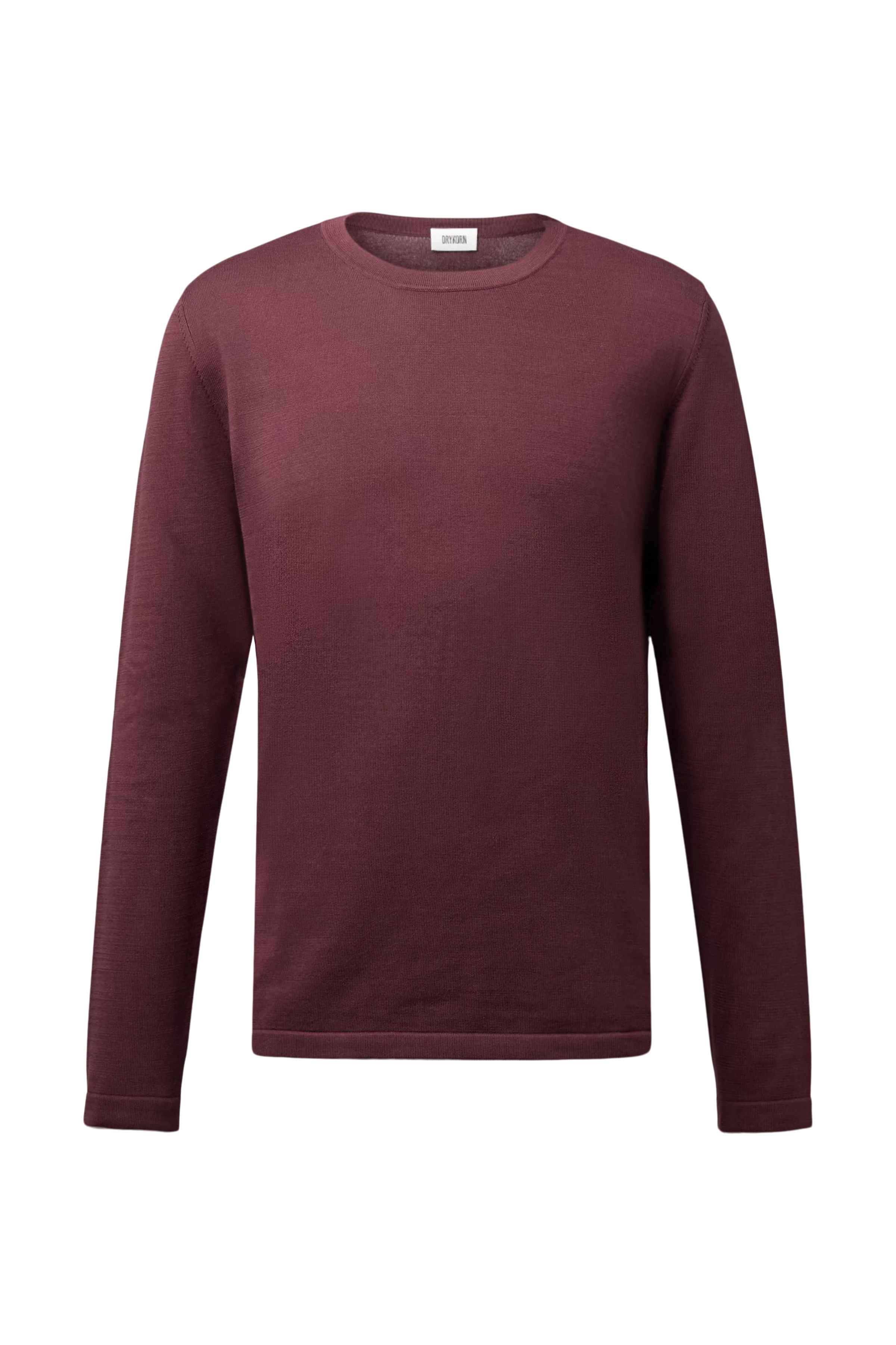 IRMINO - Long sleeve in pure cotton - men - red - Freisteller Frontansicht