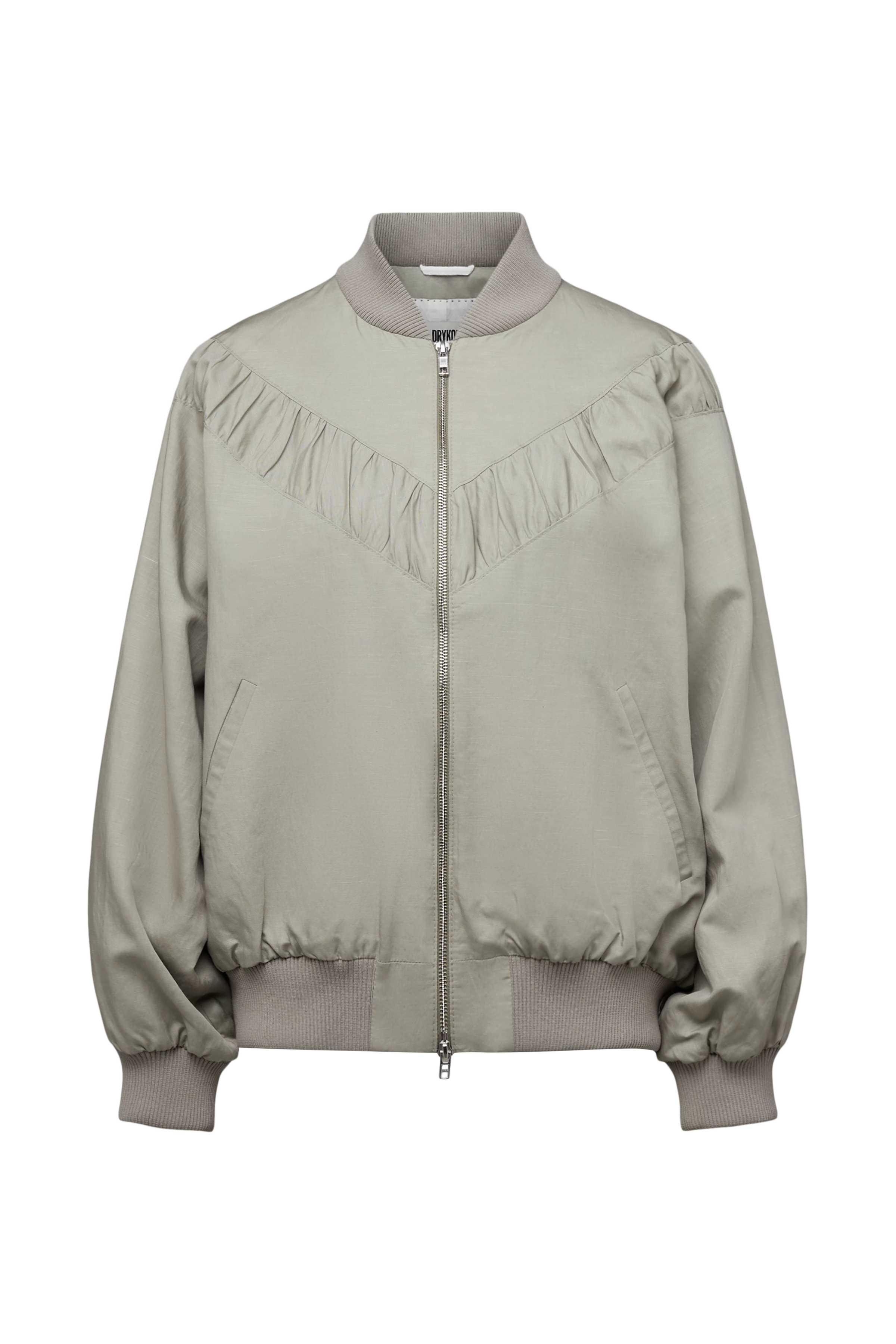 GRENTON - Veste en mélange de chanvre et lyocell - women - vert - Freisteller Frontansicht