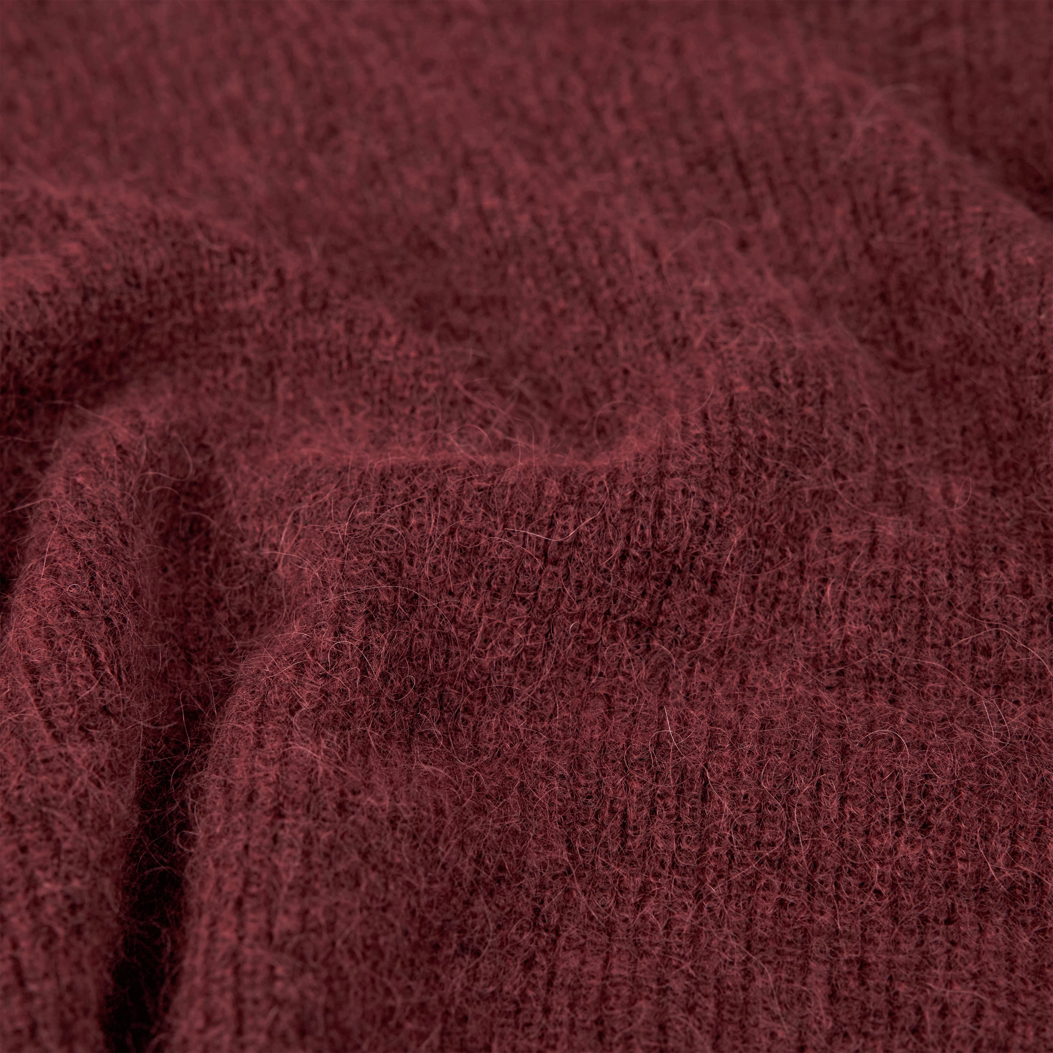 GERTIJA - Strickjacke in luxuriösem Suri Alpaka-Mix - Damen - rot - Materialbild (B2C)