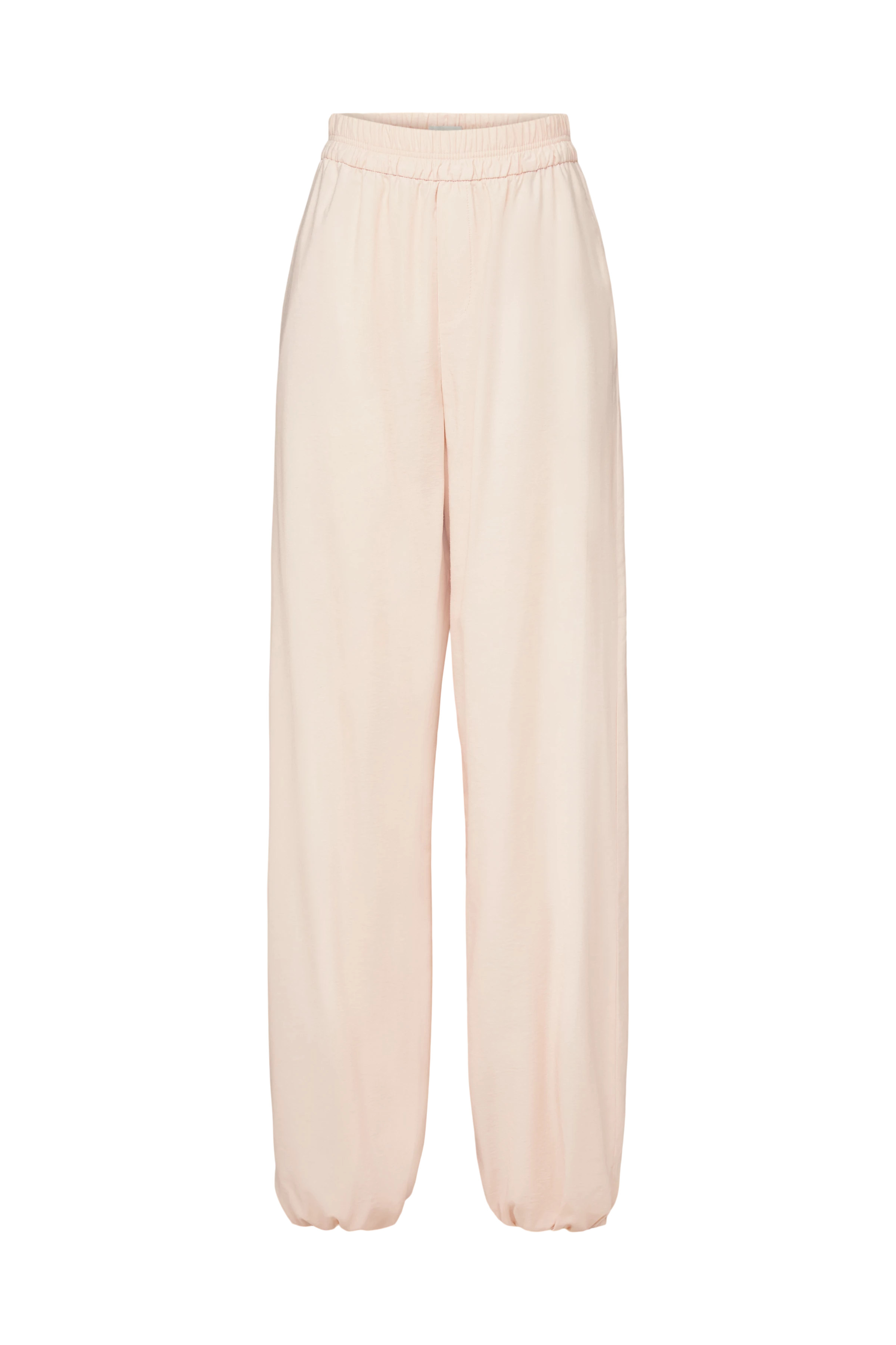 EITHER - Pantalon large en twill de viscose - women - orange - Freisteller Frontansicht