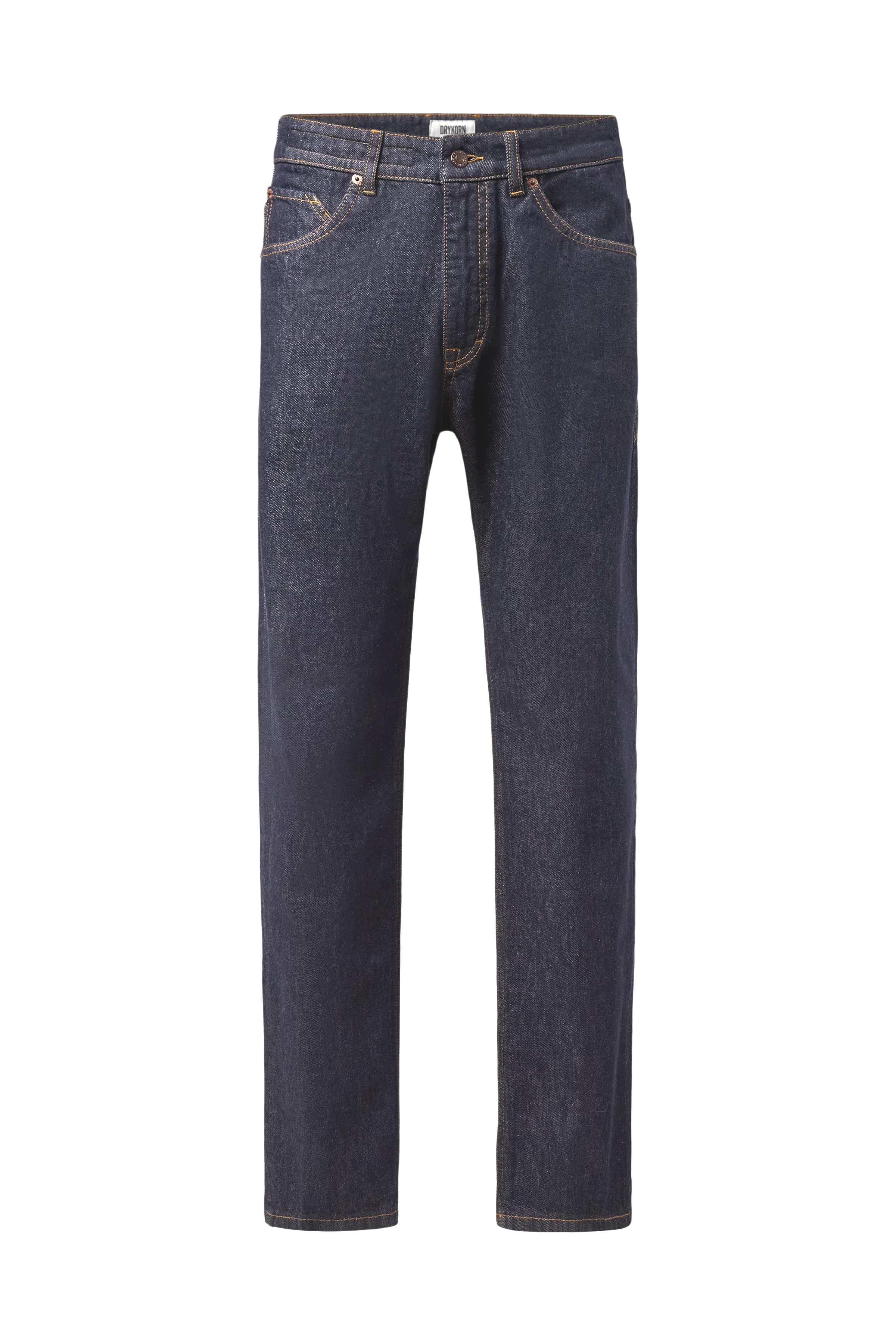 HIGHT_2 - Relaxed fit jeans in raw denim - men - blue - Freisteller Frontansicht