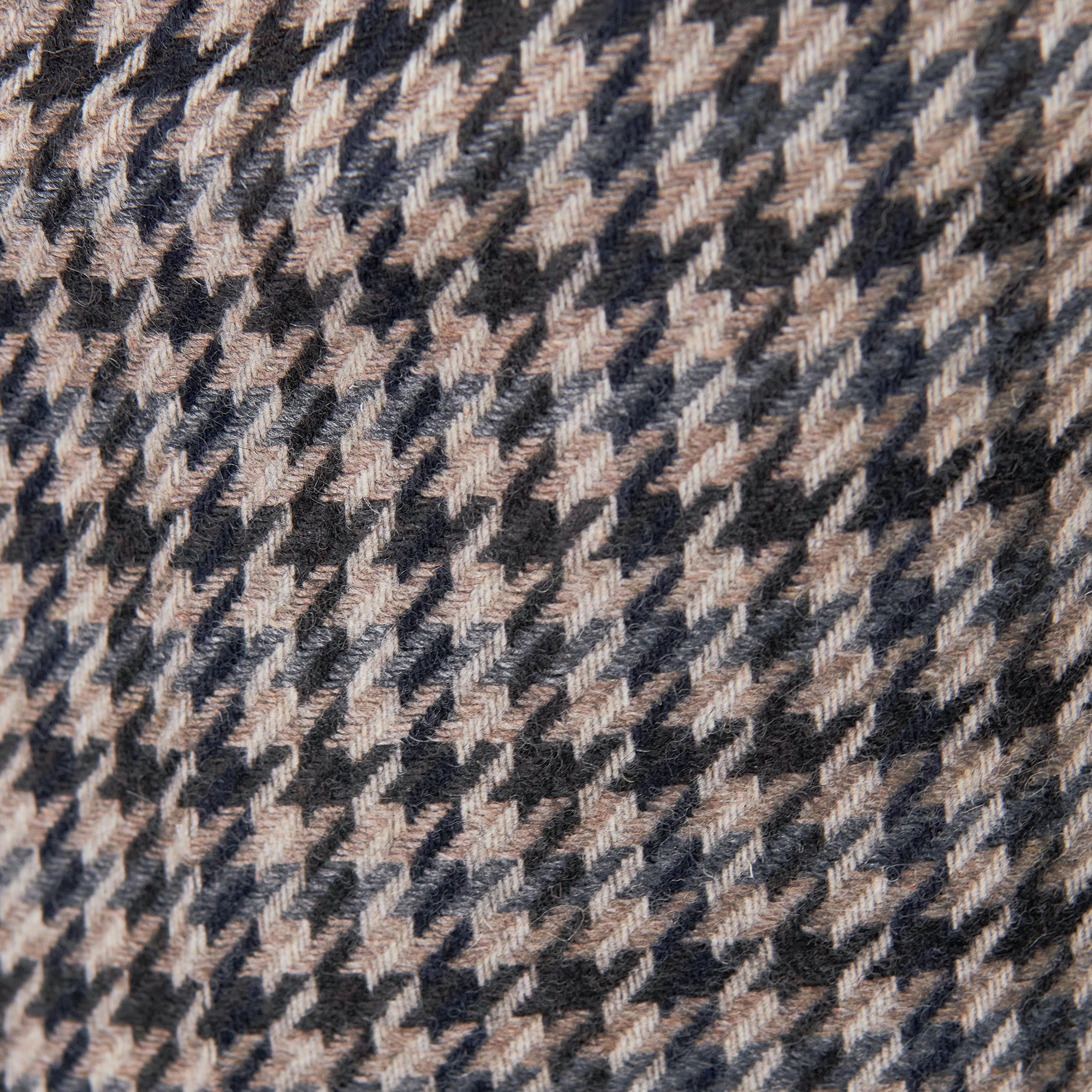 NODACO - Classic trousers in wool blend - men - brown - Materialbild (B2C)