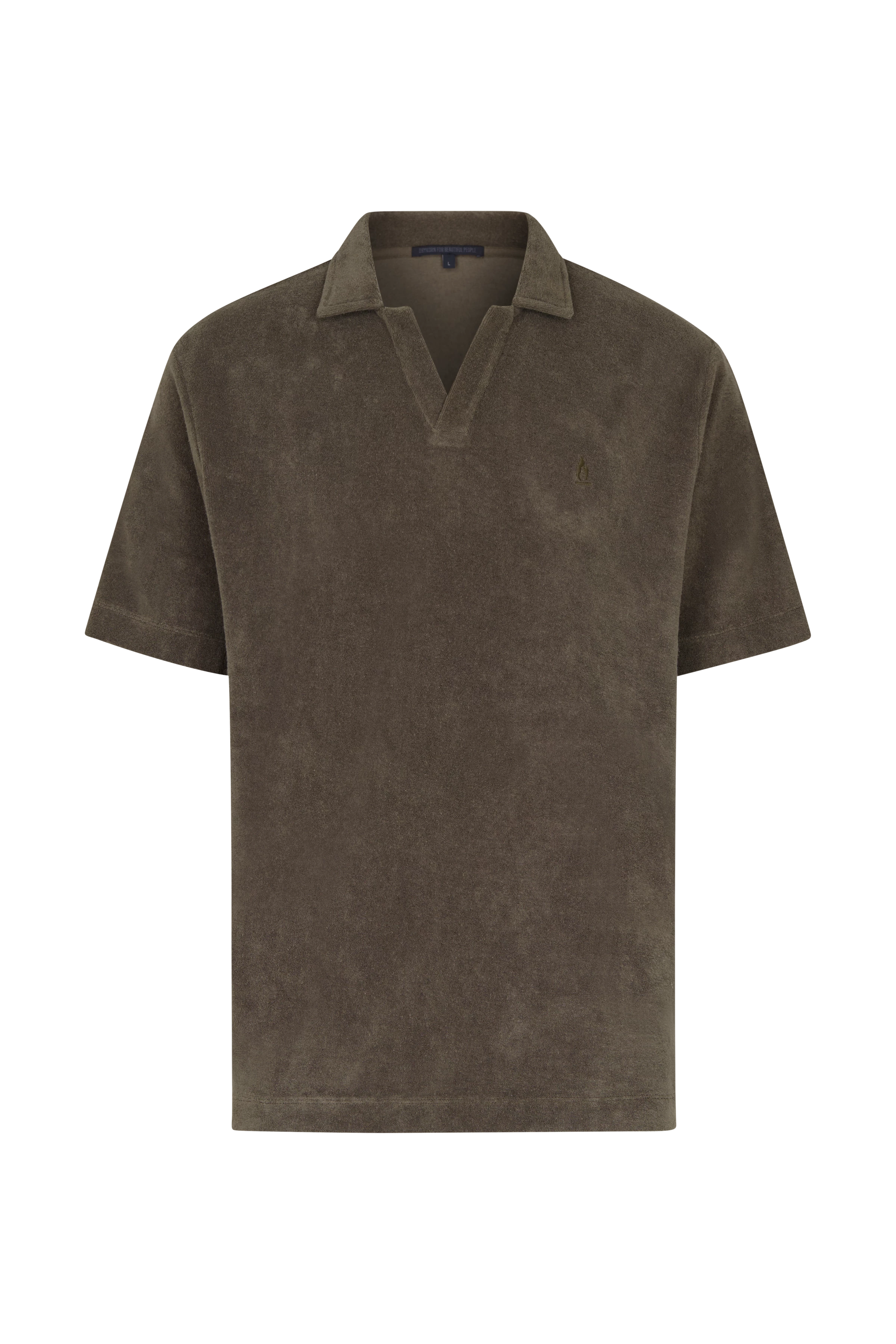 BENEDICKT - regular fit polo van katoen-viscosemix - heren - groen - Freisteller Frontansicht