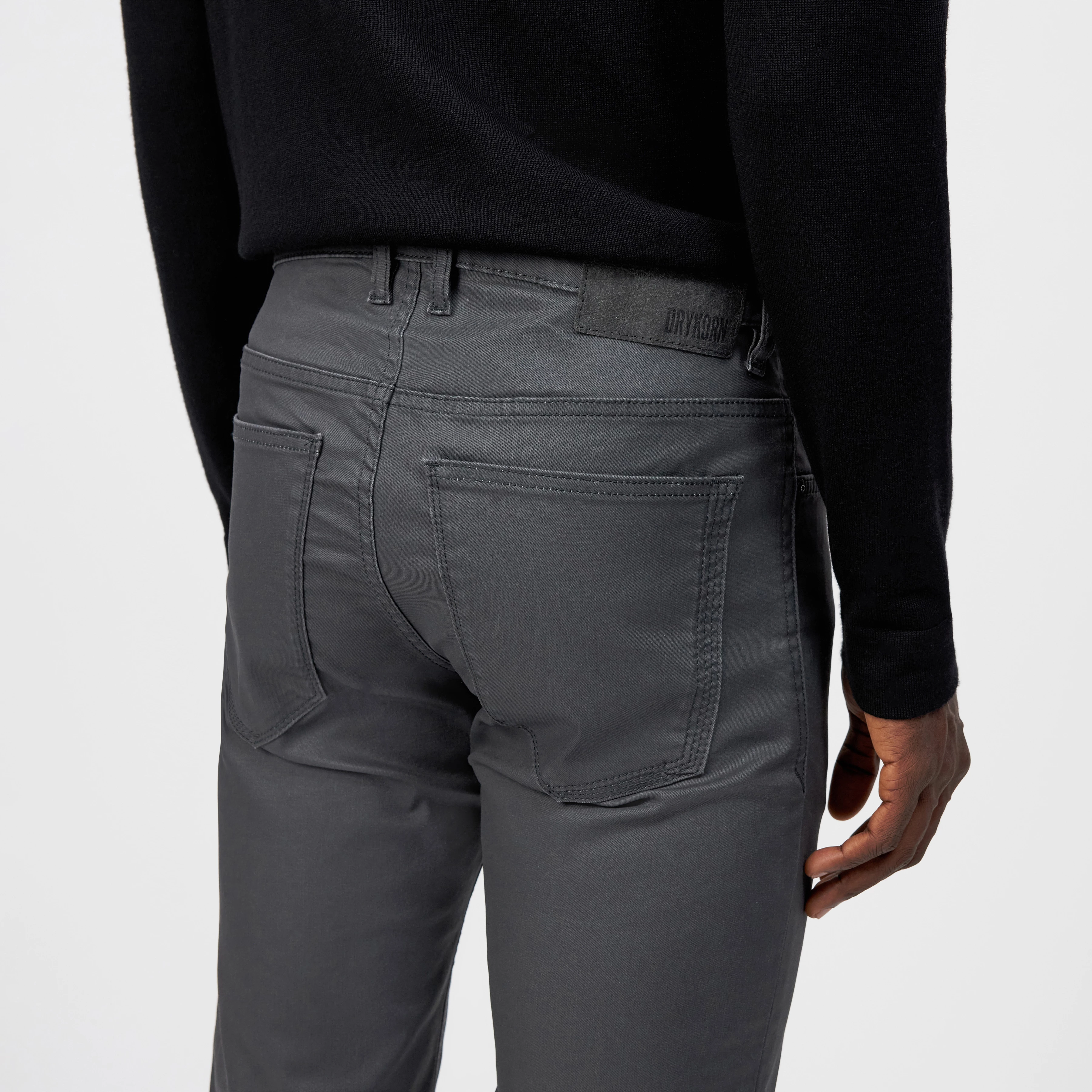 RICC - Slim Fit Jeans - Herren - grau - Detailansicht am Model