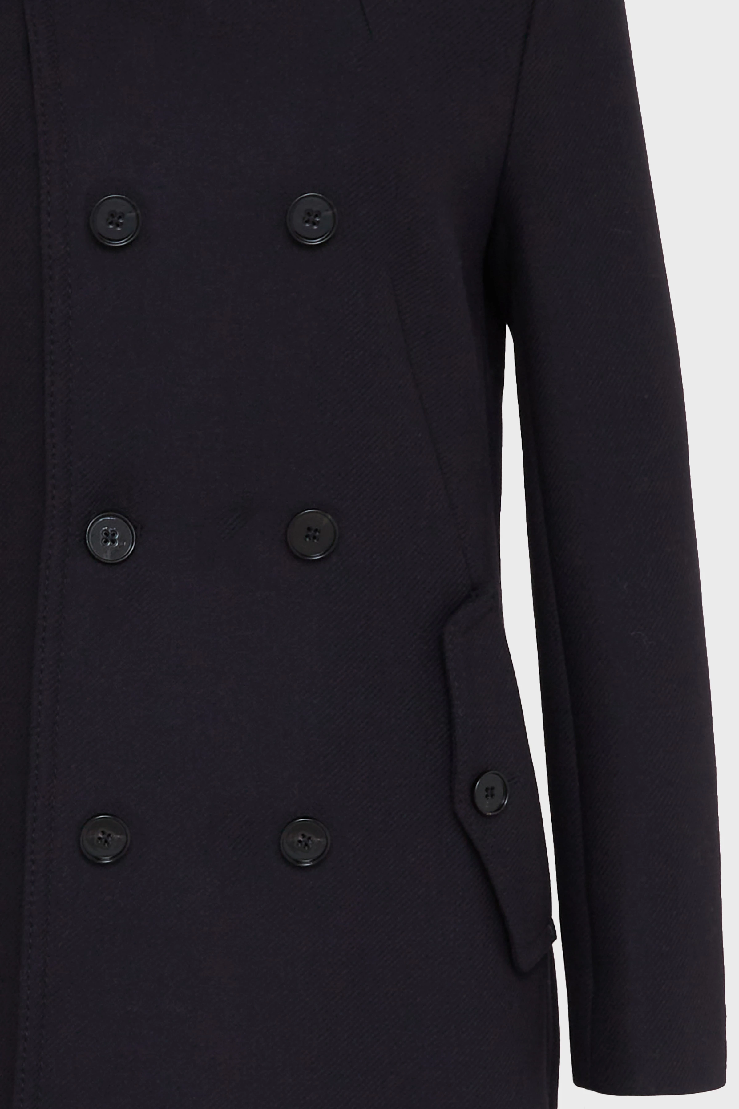 HARLESTON - uniform coat in wool mix - women - blue - Freisteller Detailansicht